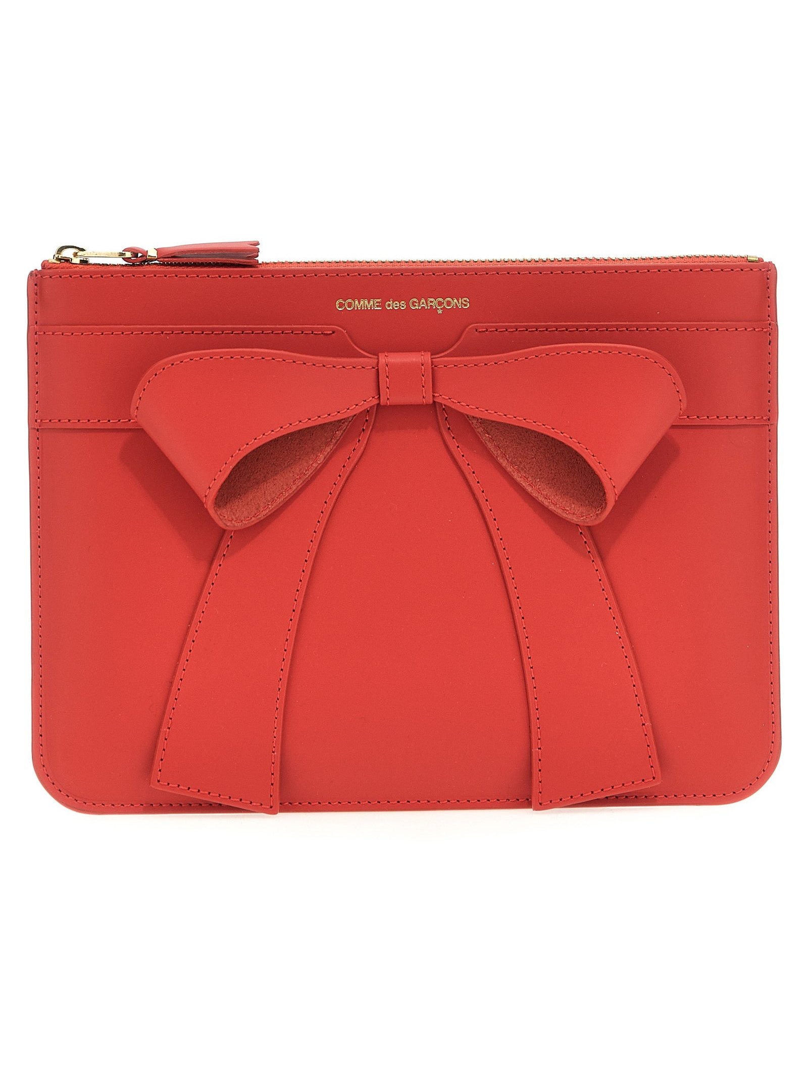 Comme des Garçons Card Case — Red by Comme Des Garcons