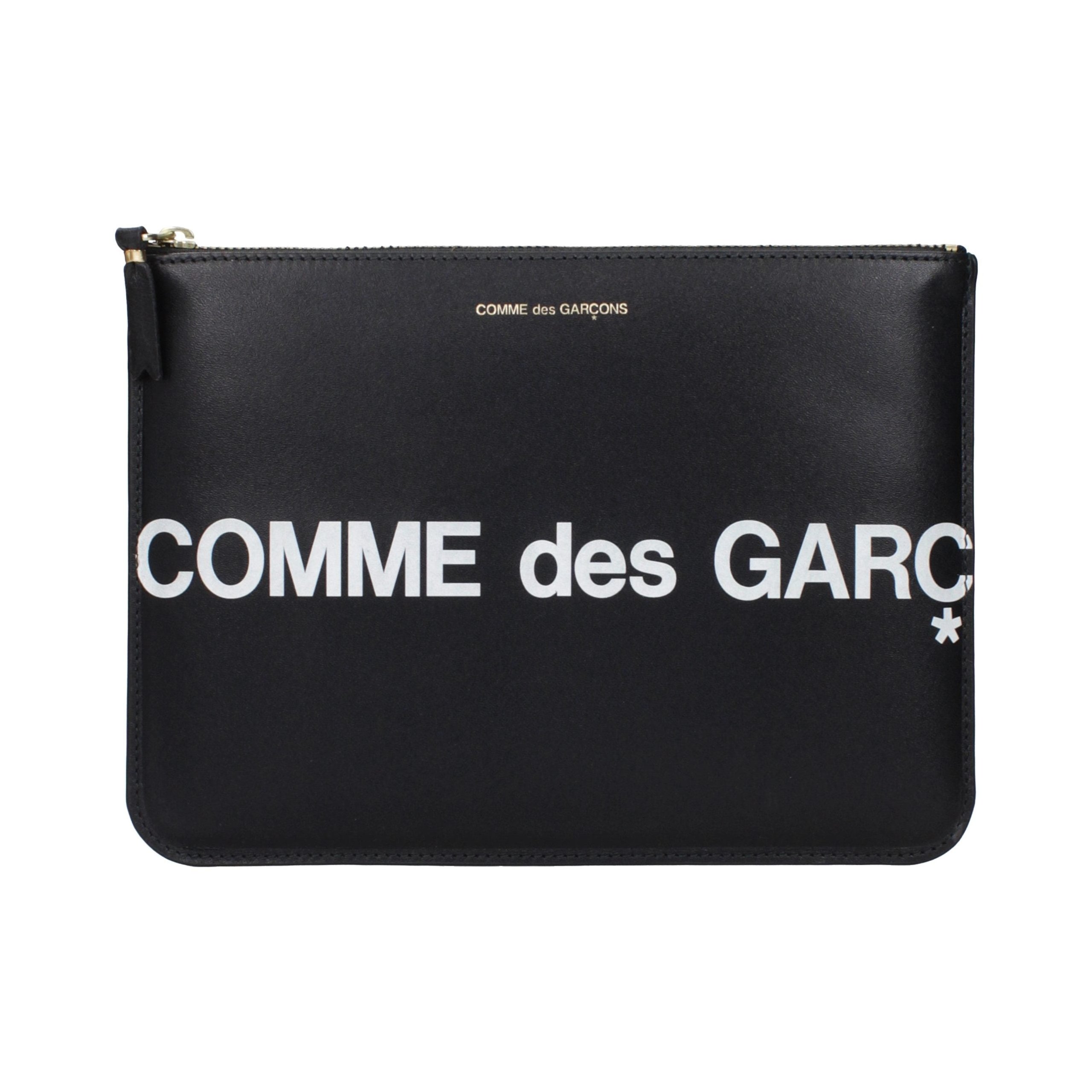 Comme des Garçons Leather Clutch — Black by Comme Des Garcons