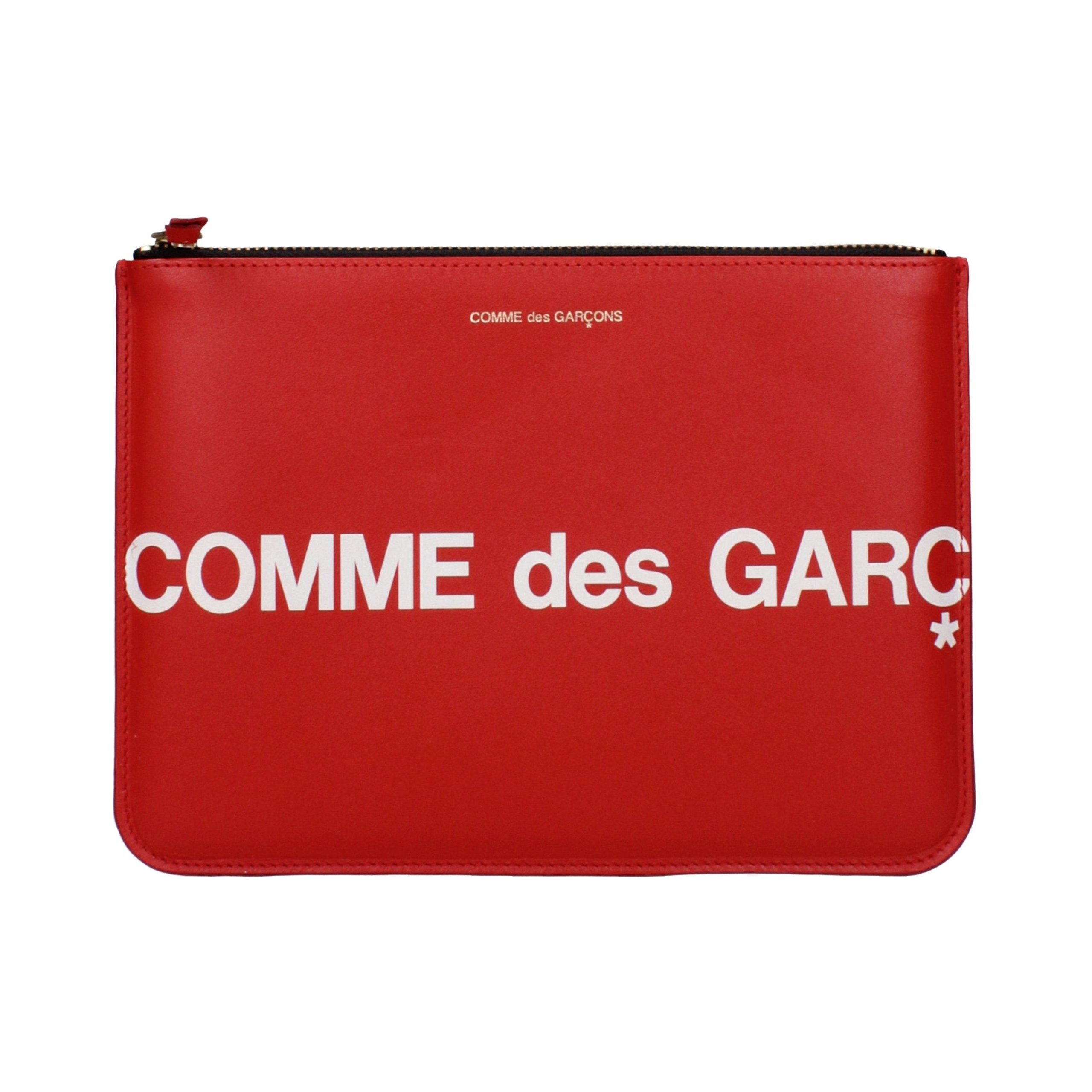 Comme des Garçons Leather Clutch — Red by Comme Des Garcons