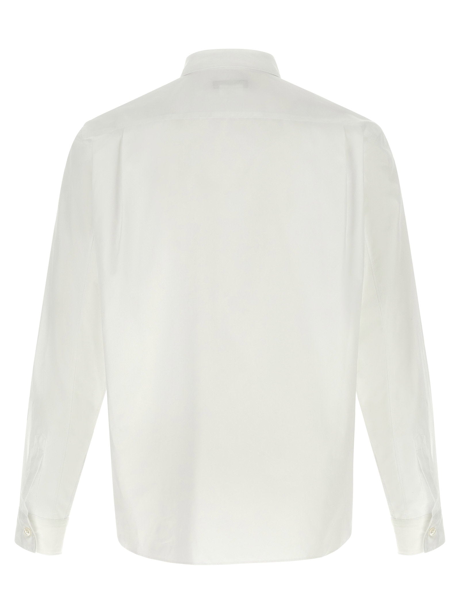 Comme Des Garçons Homme Plus Asymmetric Panel Shirt — White, view 2