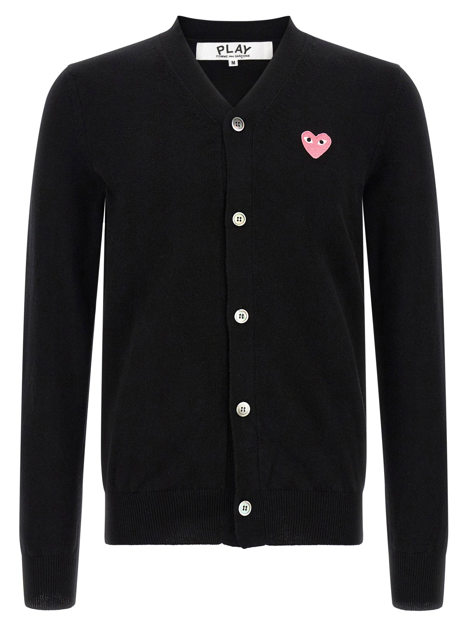Comme Des Garçons Play Cardigan — Black by Comme Des Garçons Play