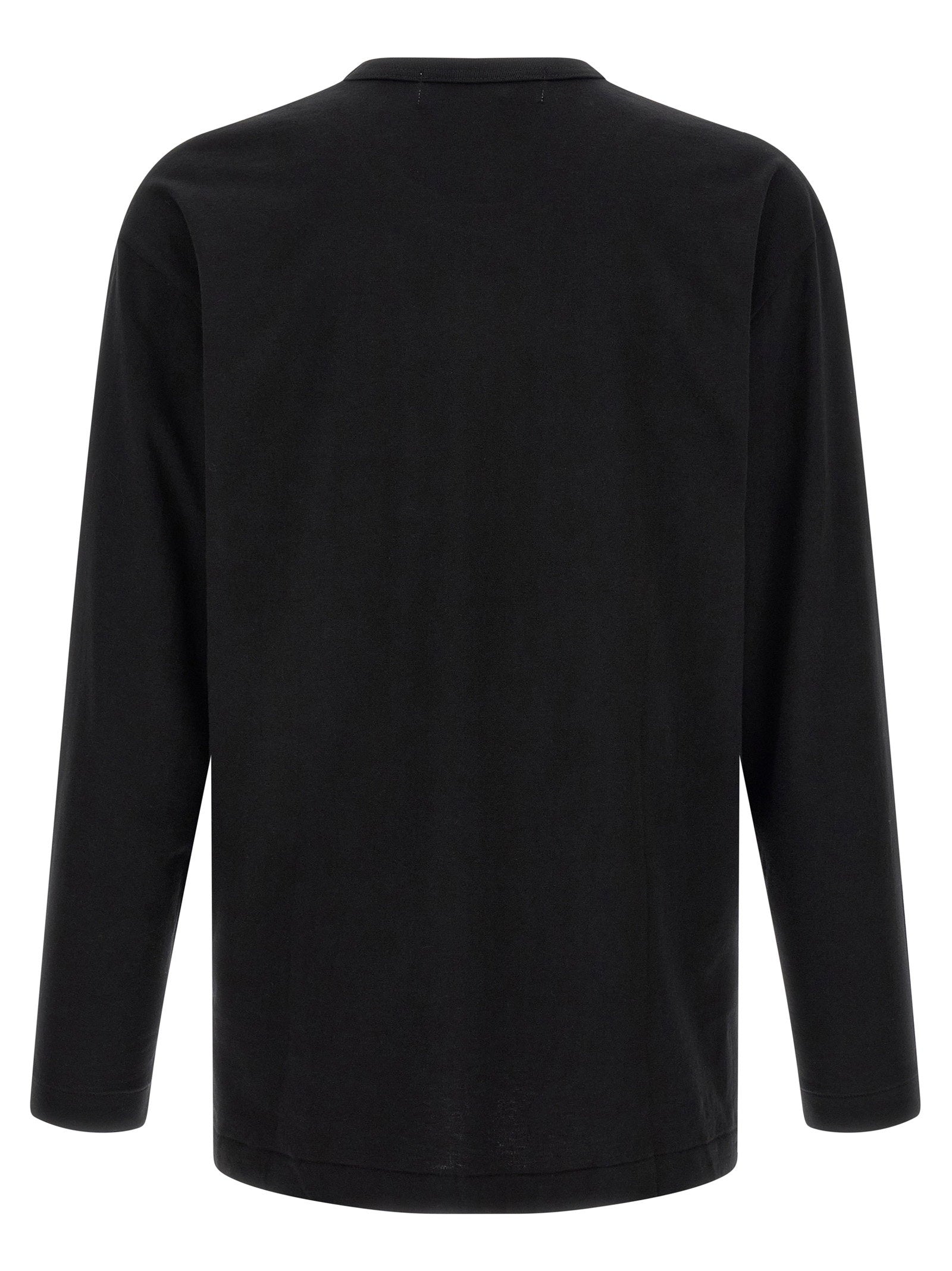 Comme Des Garçons Play Heart-Embroidered T-Shirt — Black, view 2