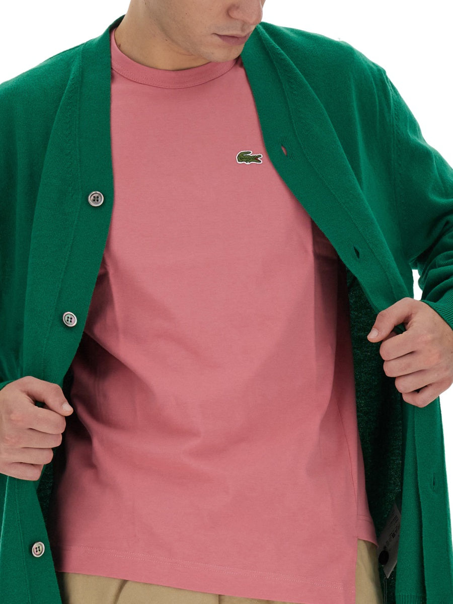 Comme Des GarçOns Shirt Wool Cardigan — Green, view 3