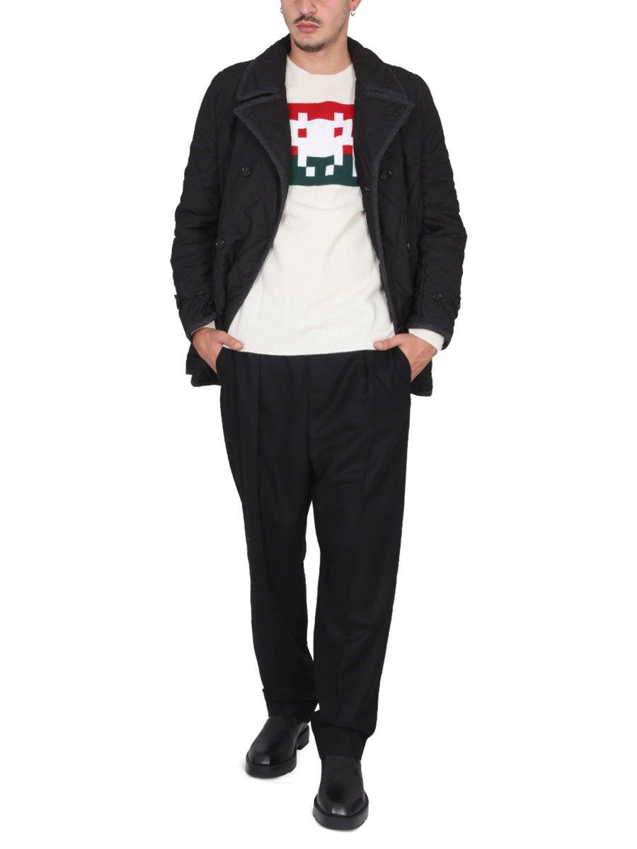 Comme Des GarçOns Shirt Wool Jersey Regular Fit Sweater — Beige by Comme Des Garcons Shirt