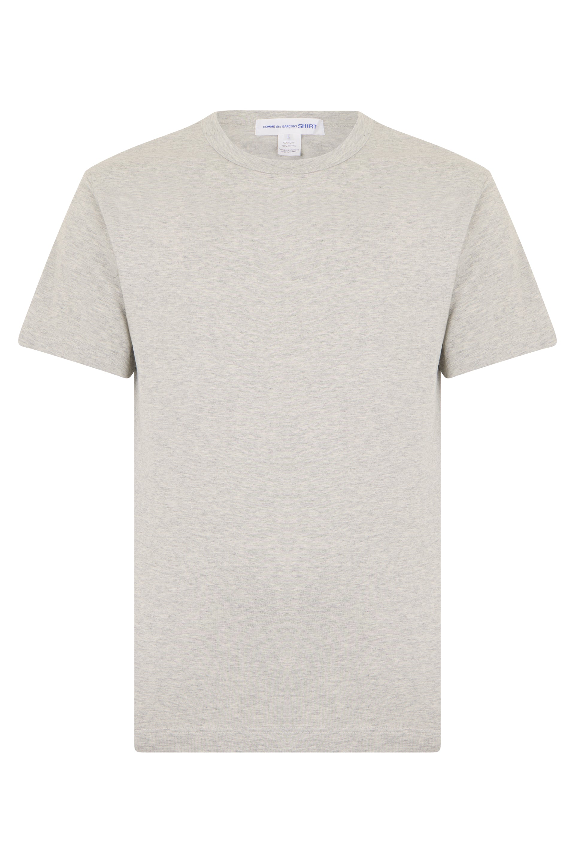 Comme Des GarçOns Shirt Cotton Jersey T-Shirt — Gray by Comme Des Garcons Shirt