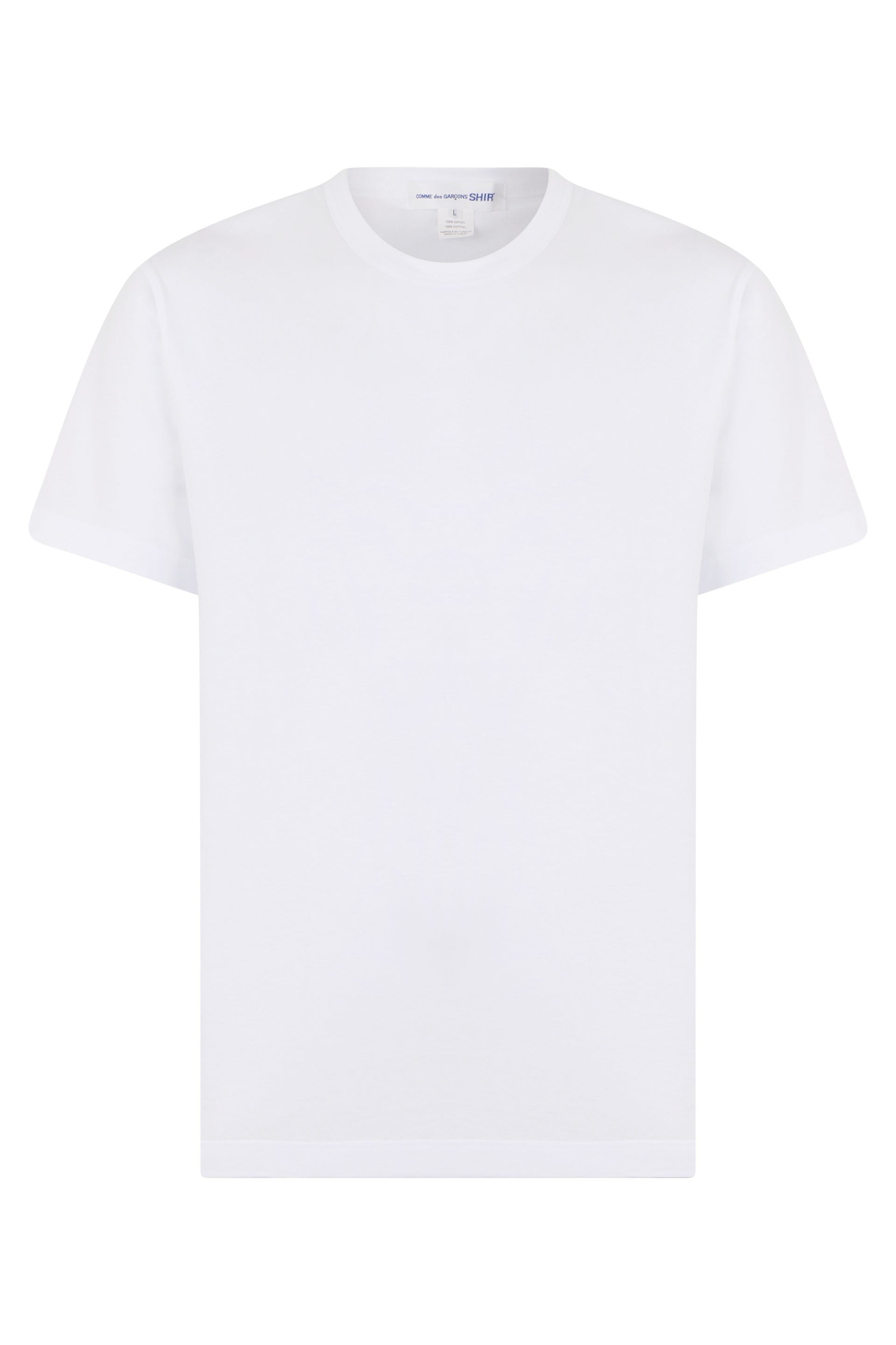 Comme Des GarçOns Shirt Cotton T-Shirt — White by Comme Des Garcons Shirt
