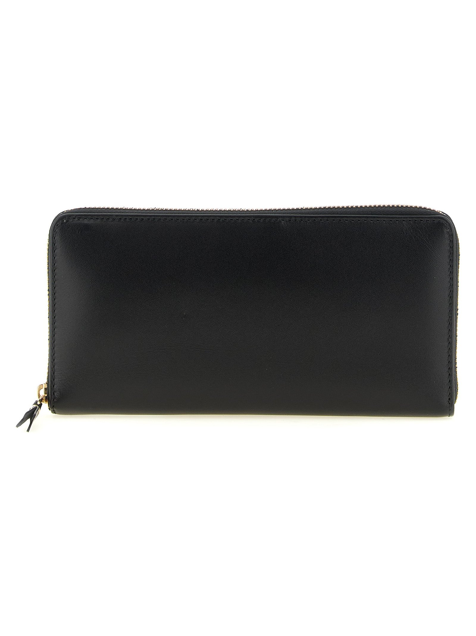 Comme des Garçons Calfskin Leather Wallet — Black by Comme Des Garcons