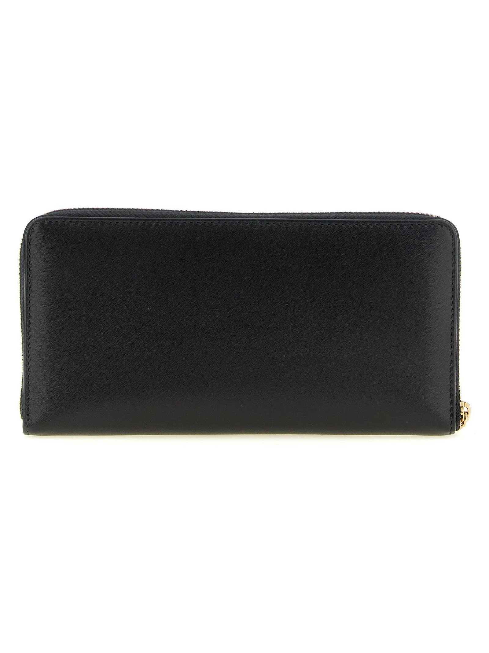 Comme des Garçons Calfskin Leather Wallet — Black, view 2