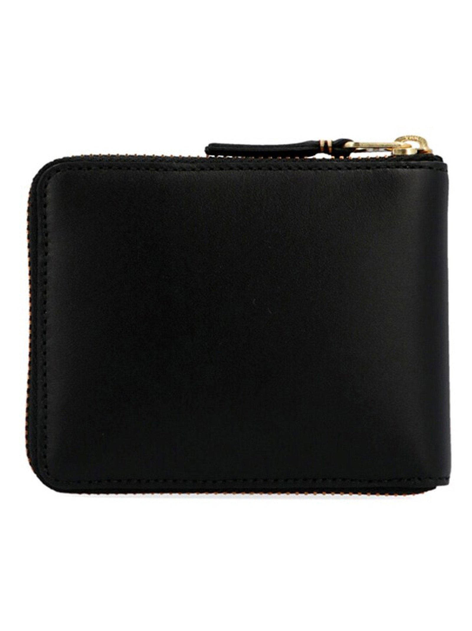 Comme des Garçons Calfskin Wallet — Black, view 2