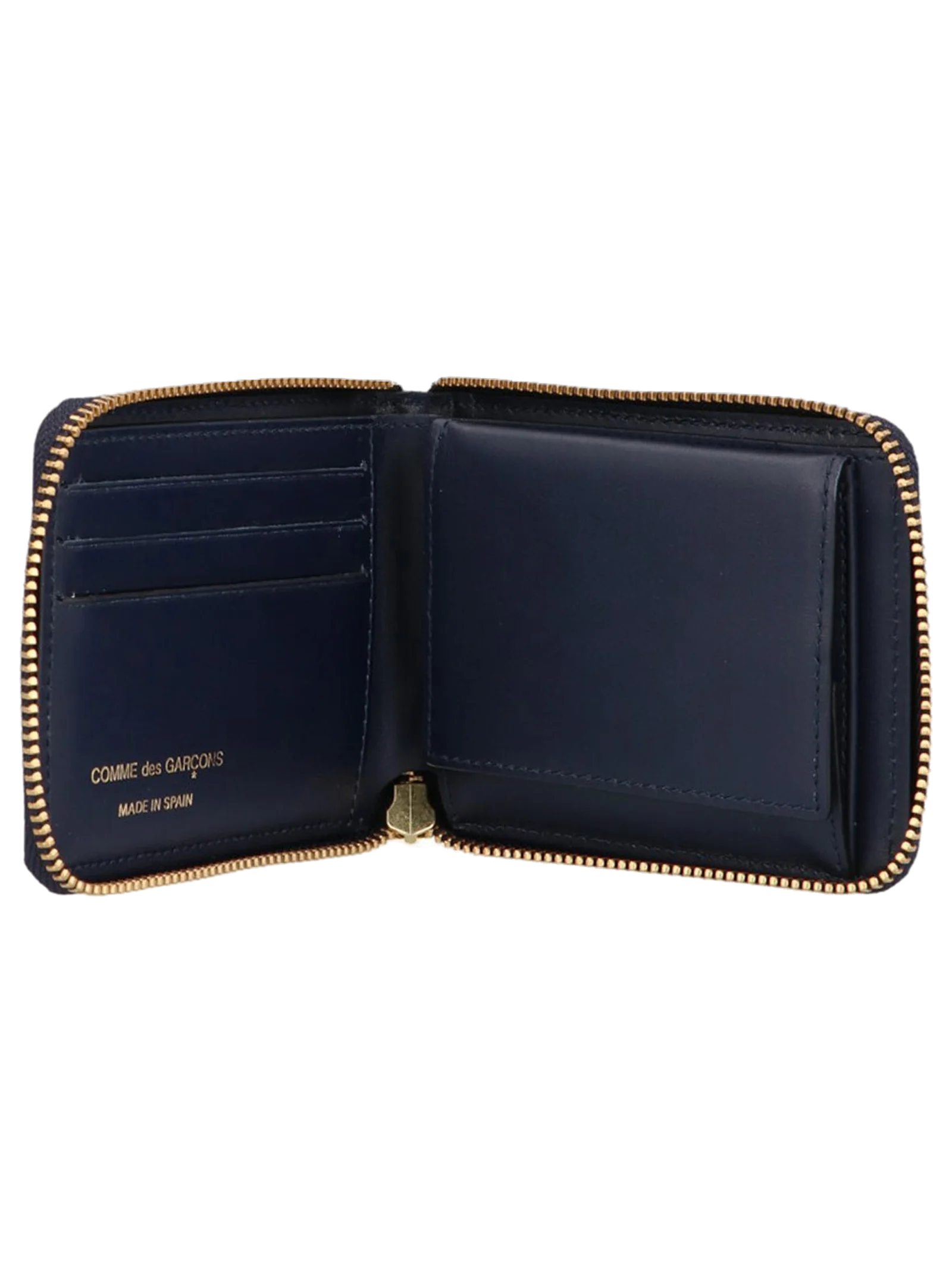 Comme des Garçons Calfskin Wallet — Blue, view 3
