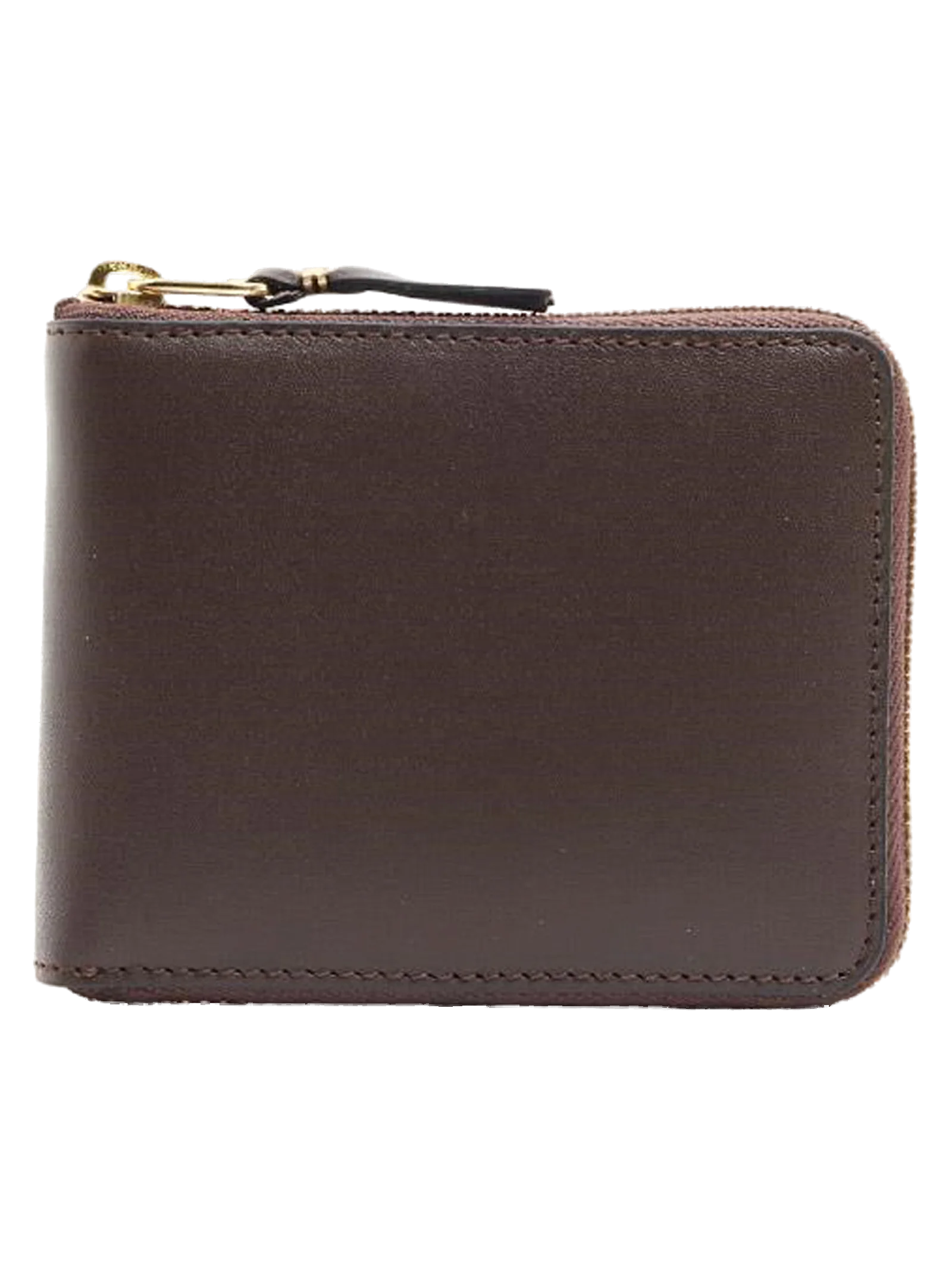 Comme des Garçons Cowhide Leather Wallet — Brown by Comme Des Garcons