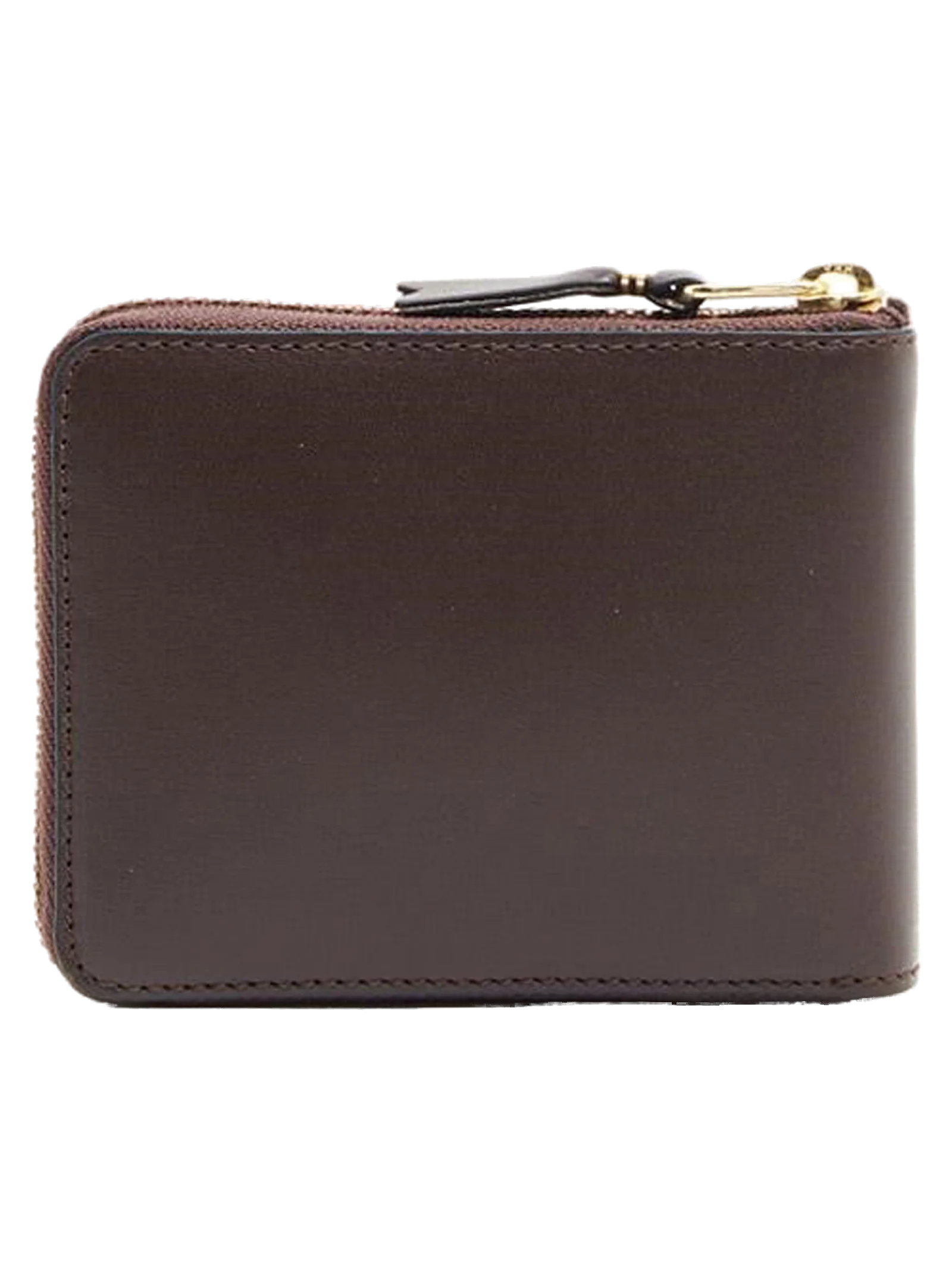 Comme des Garçons Cowhide Leather Wallet — Brown, view 2