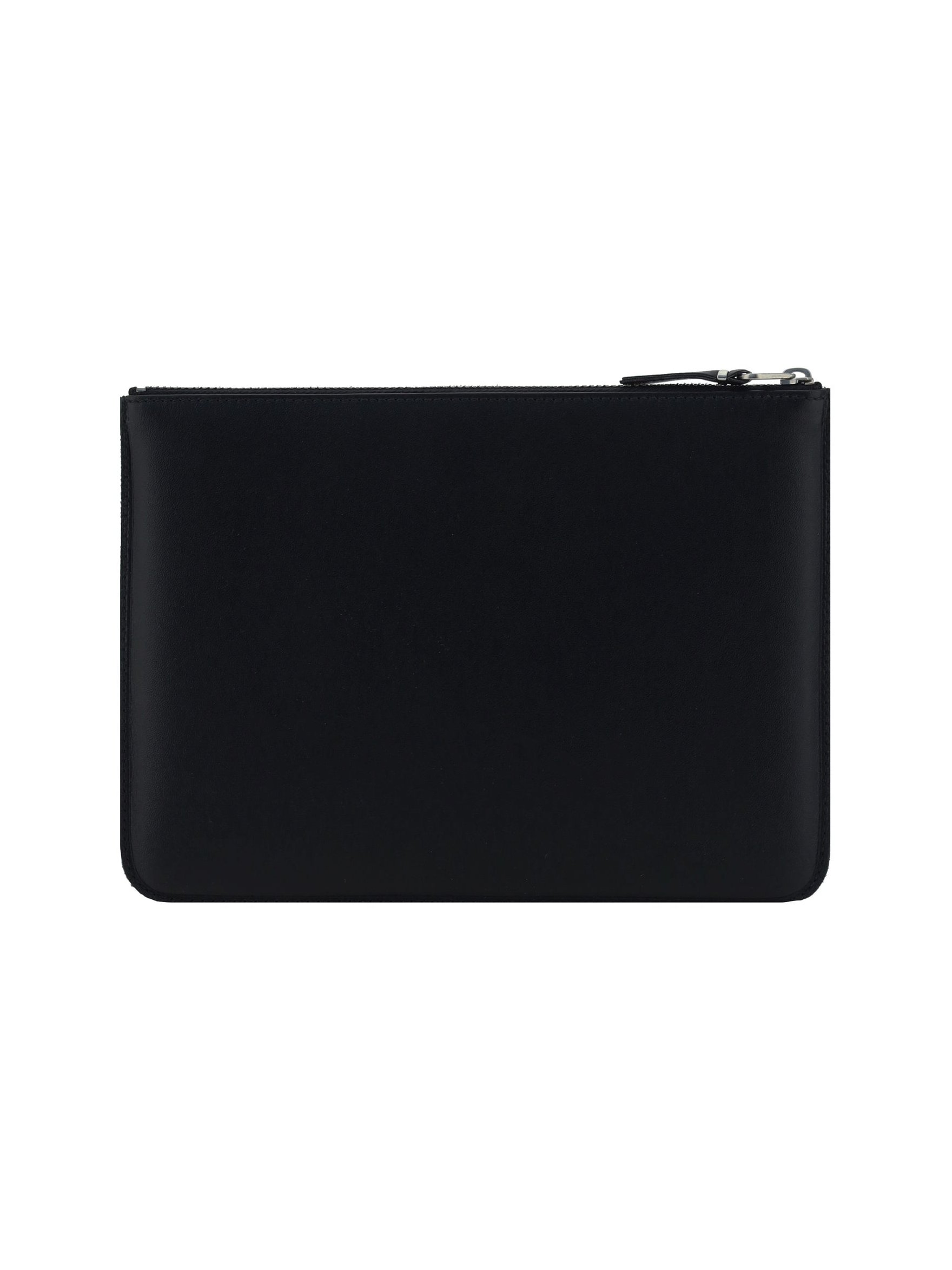 Comme Des GarçOns Wallet Leather Silver Eyelet Coin Purse — Black by Comme Des Garcons Wallet