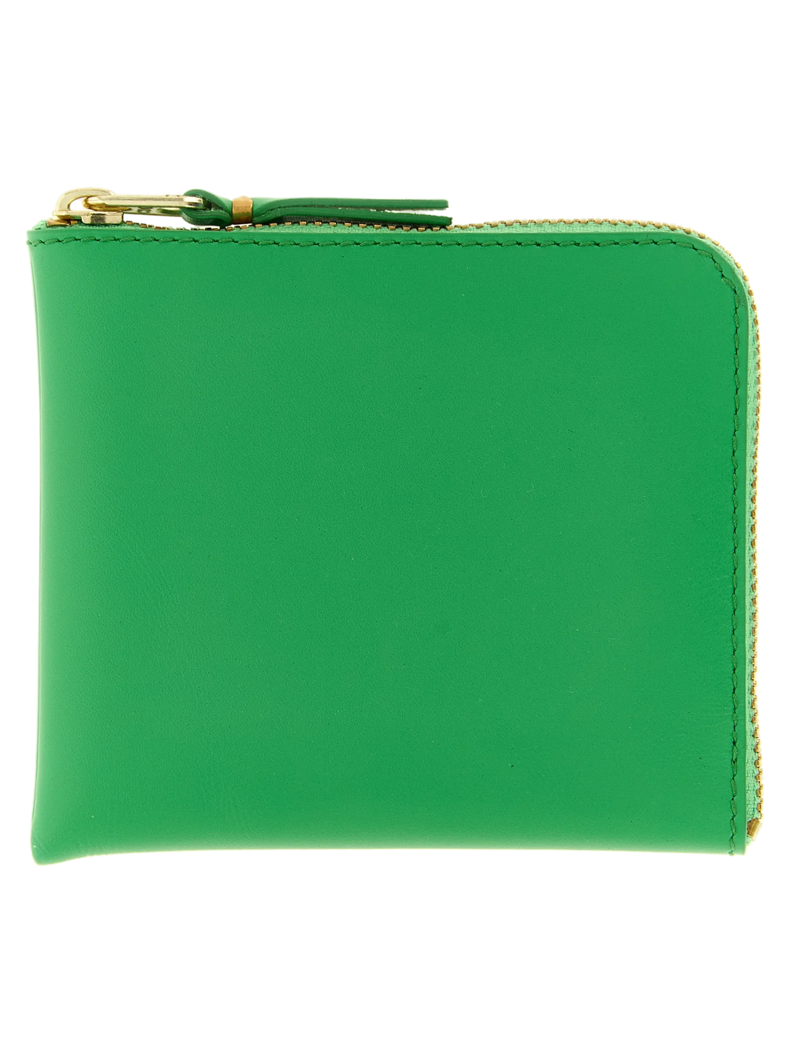 Comme des Garçons Bicolor Calfskin Wallet — Green by Comme Des Garcons