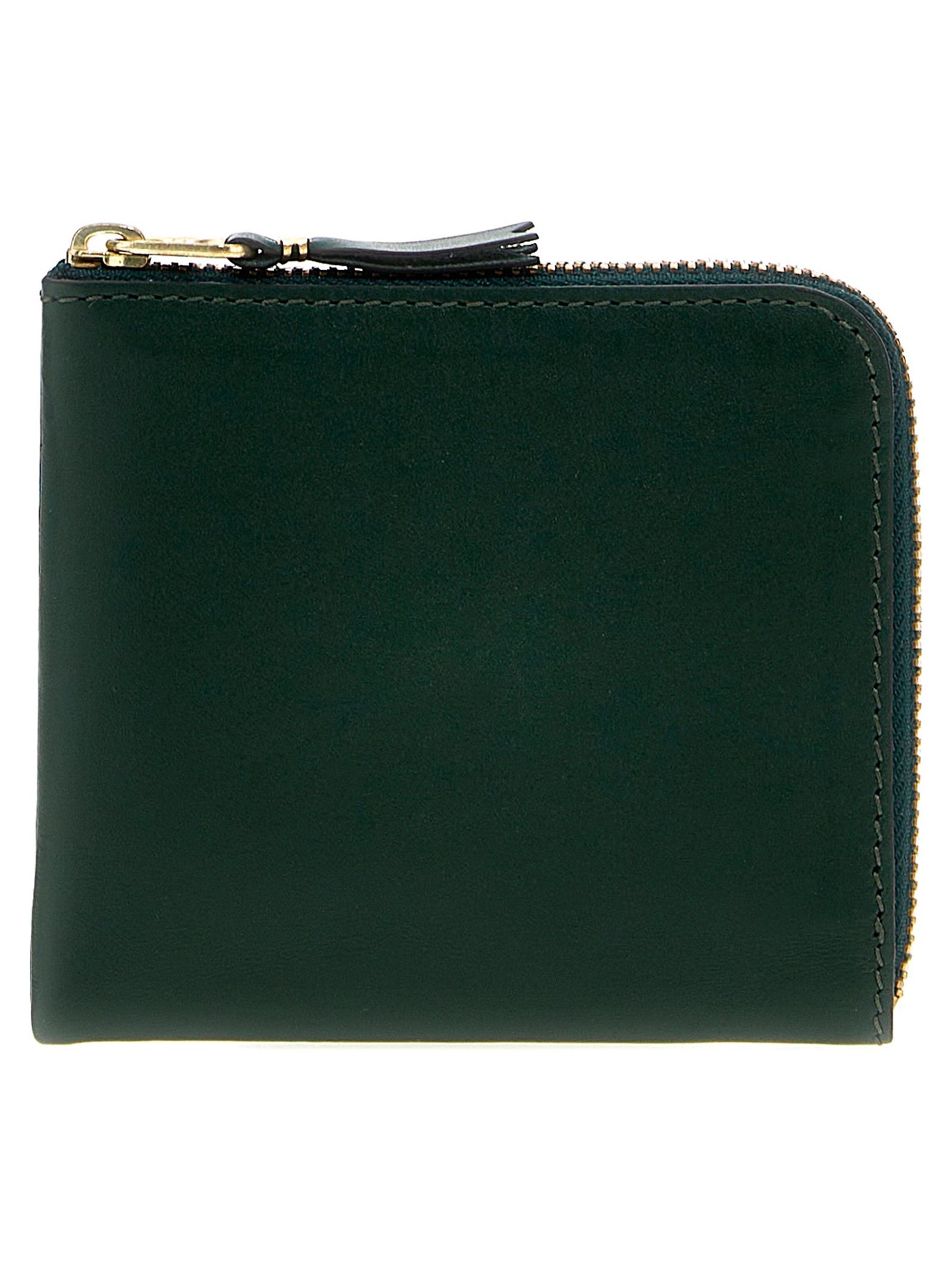 Comme des Garçons Calfskin Cardholder Wallet — Green by Comme Des Garcons