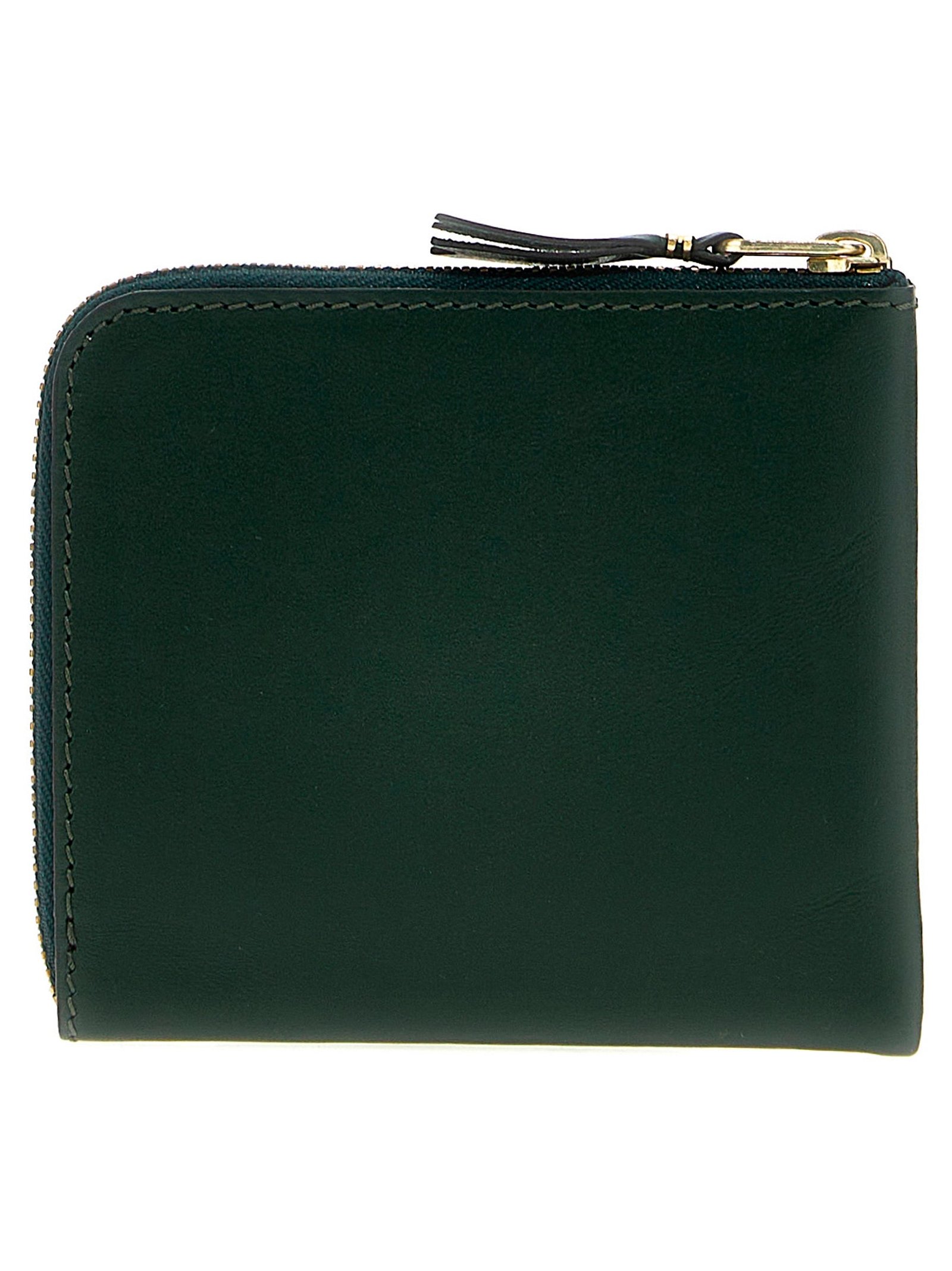 Comme des Garçons Calfskin Cardholder Wallet — Green, view 2