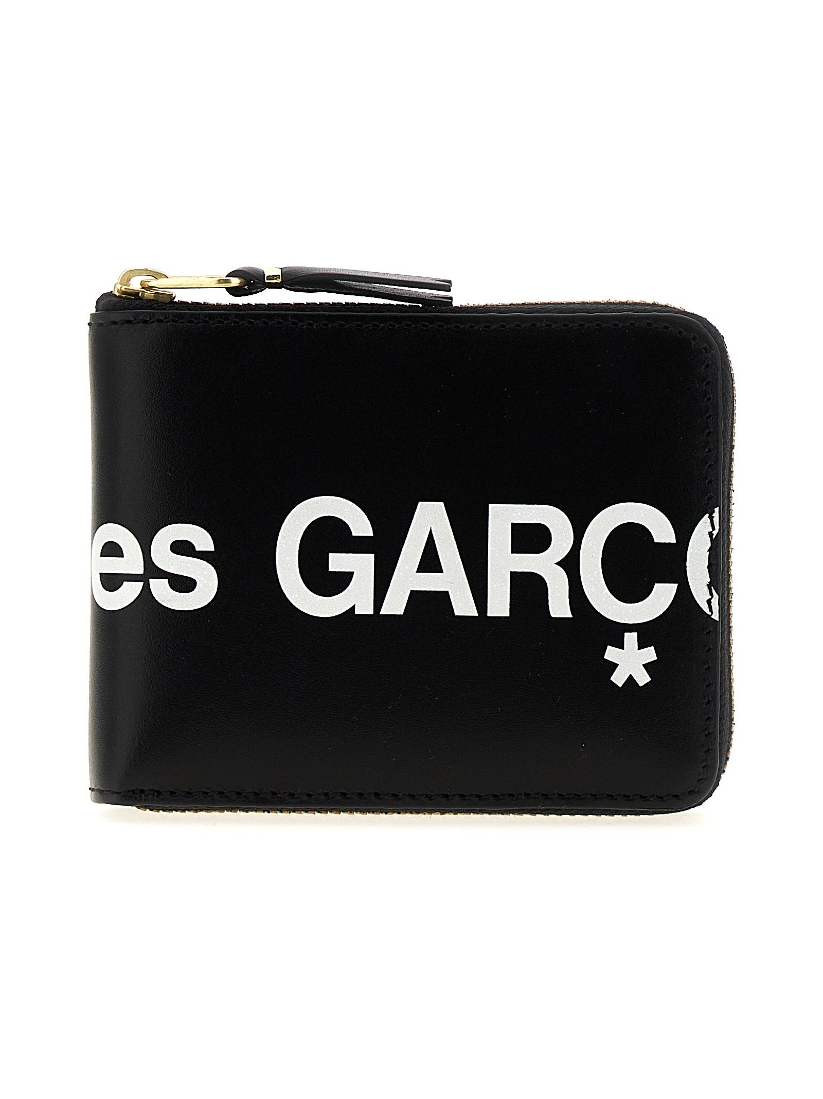 Comme des Garçons Logo-Print Calfskin Wallet — Multicolor by Comme Des Garcons