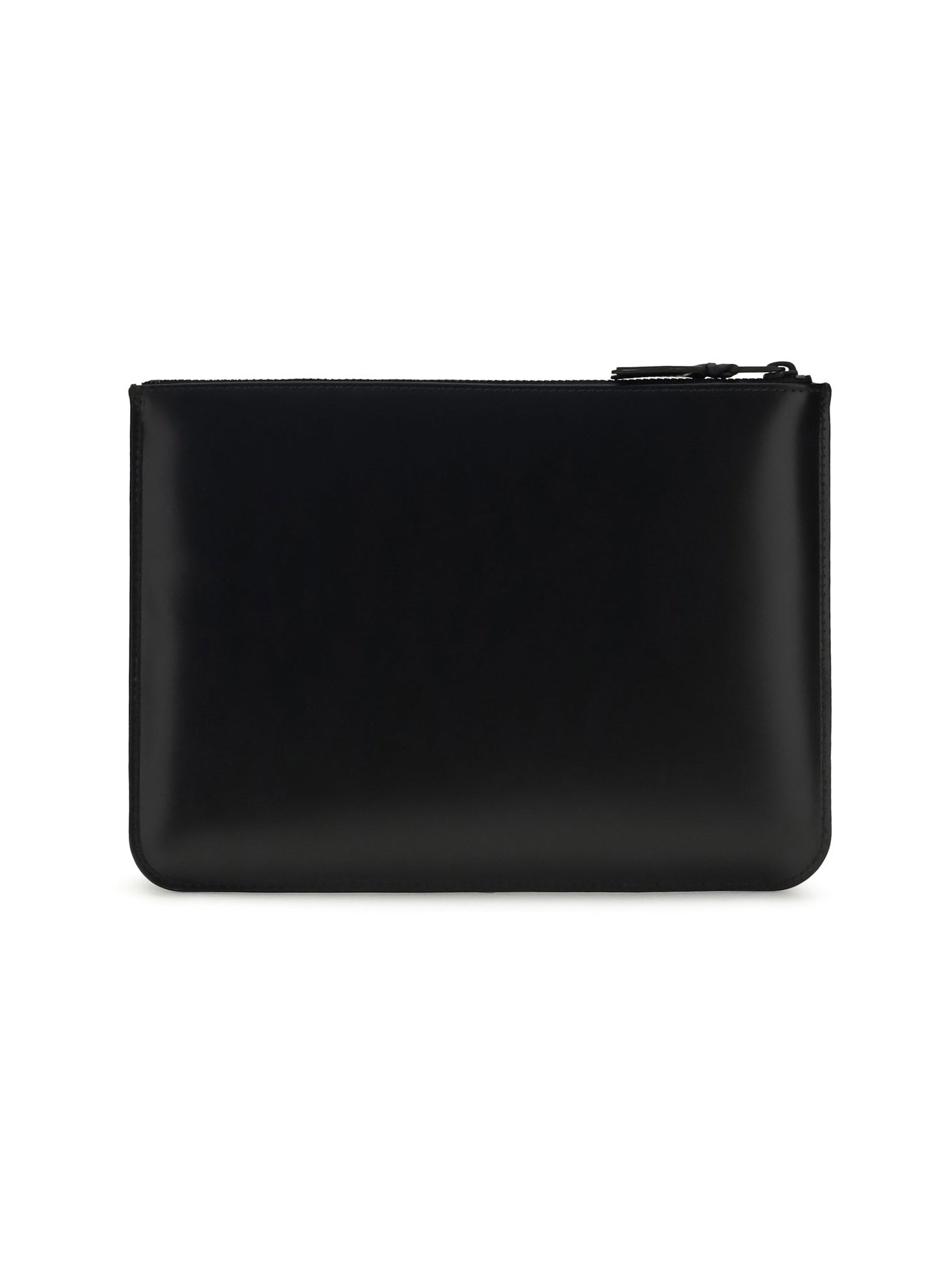 Comme Des GarçOns Wallet Leather Pouch — Black, view 2