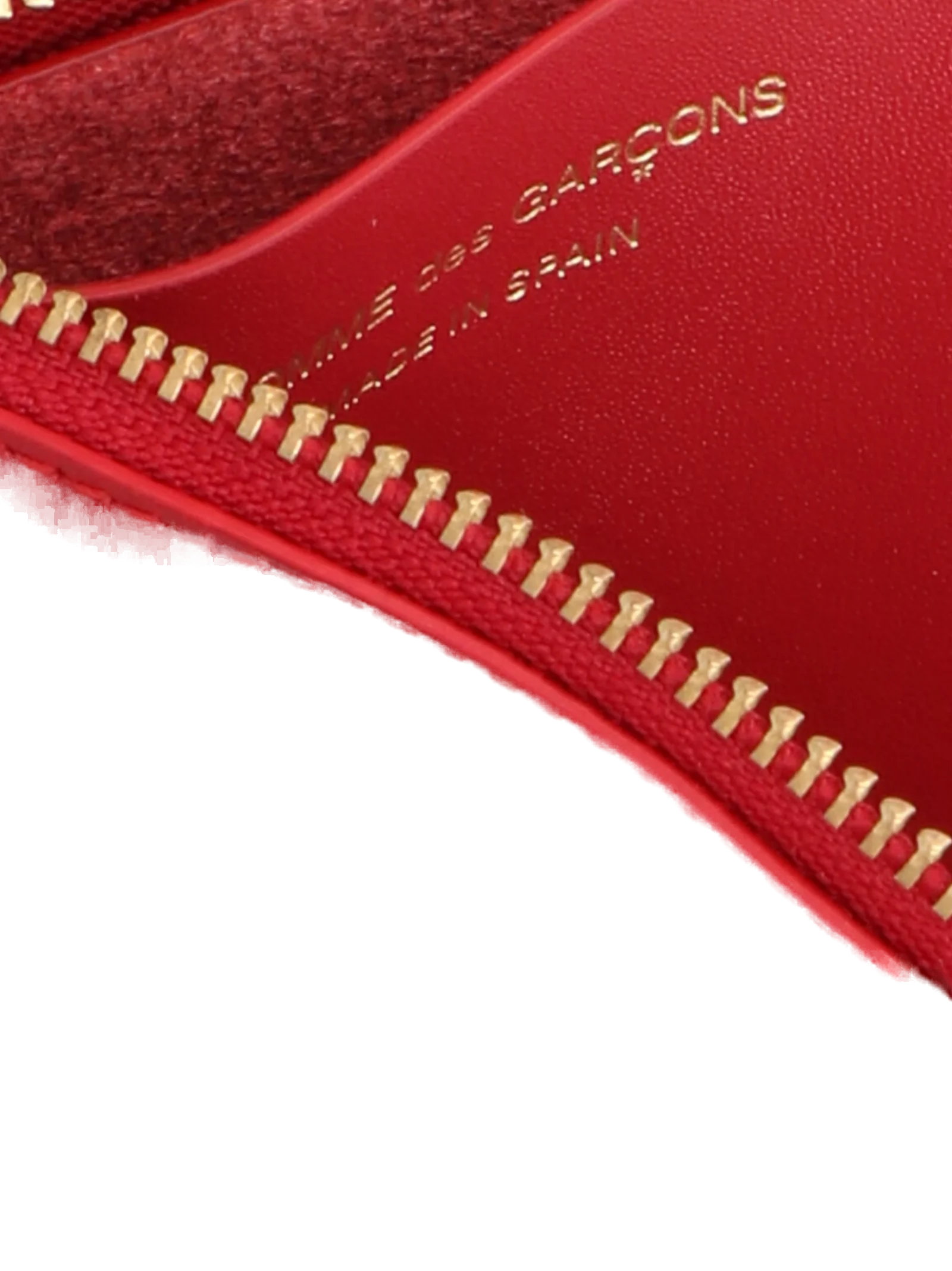 Comme des Garçons Calfskin Wallet — Red, view 3