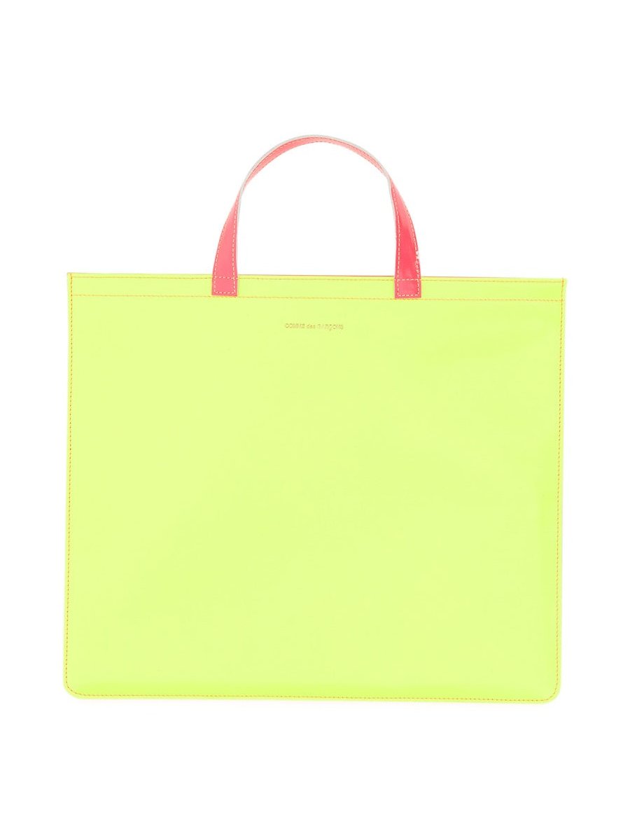 Comme Des GarçOns Wallet Multicolor Leather Tote Bag — Multicolor, view 2