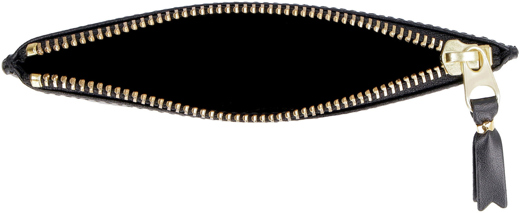 Comme Des GarçOns Wallet Logo-Print Cow Hide Wallet — Black, view 4