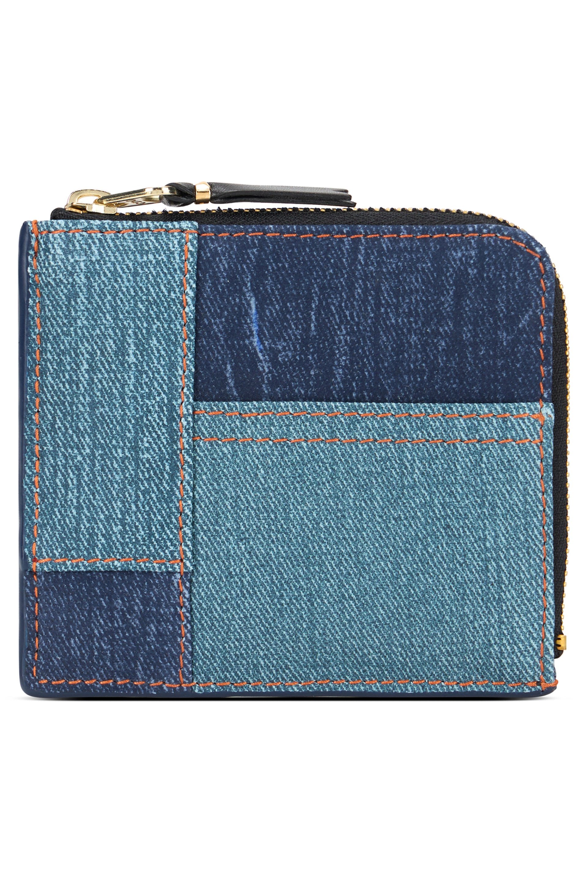 Comme Des GarçOns Wallet Patchwork Denim Wallet — Blue by Comme Des Garcons Wallet