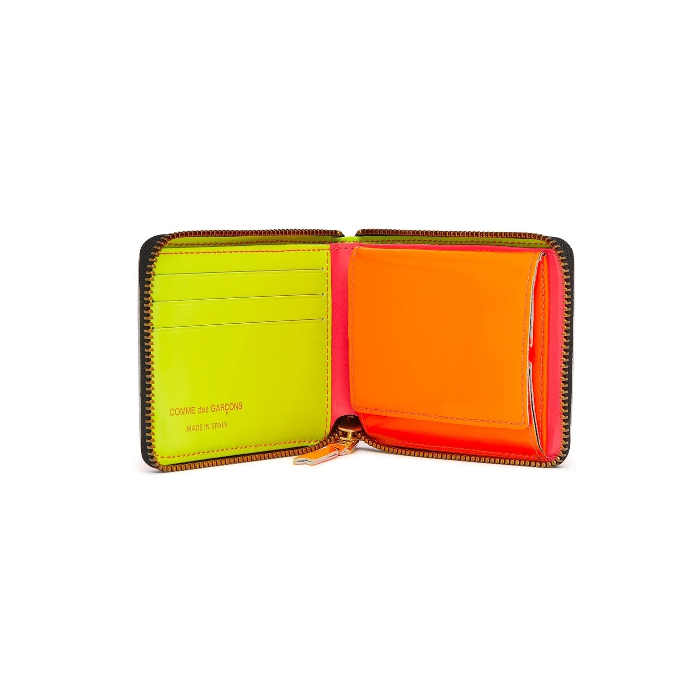 Comme Des GarçOns Wallet Pink Leather Wallet — Pink, view 2