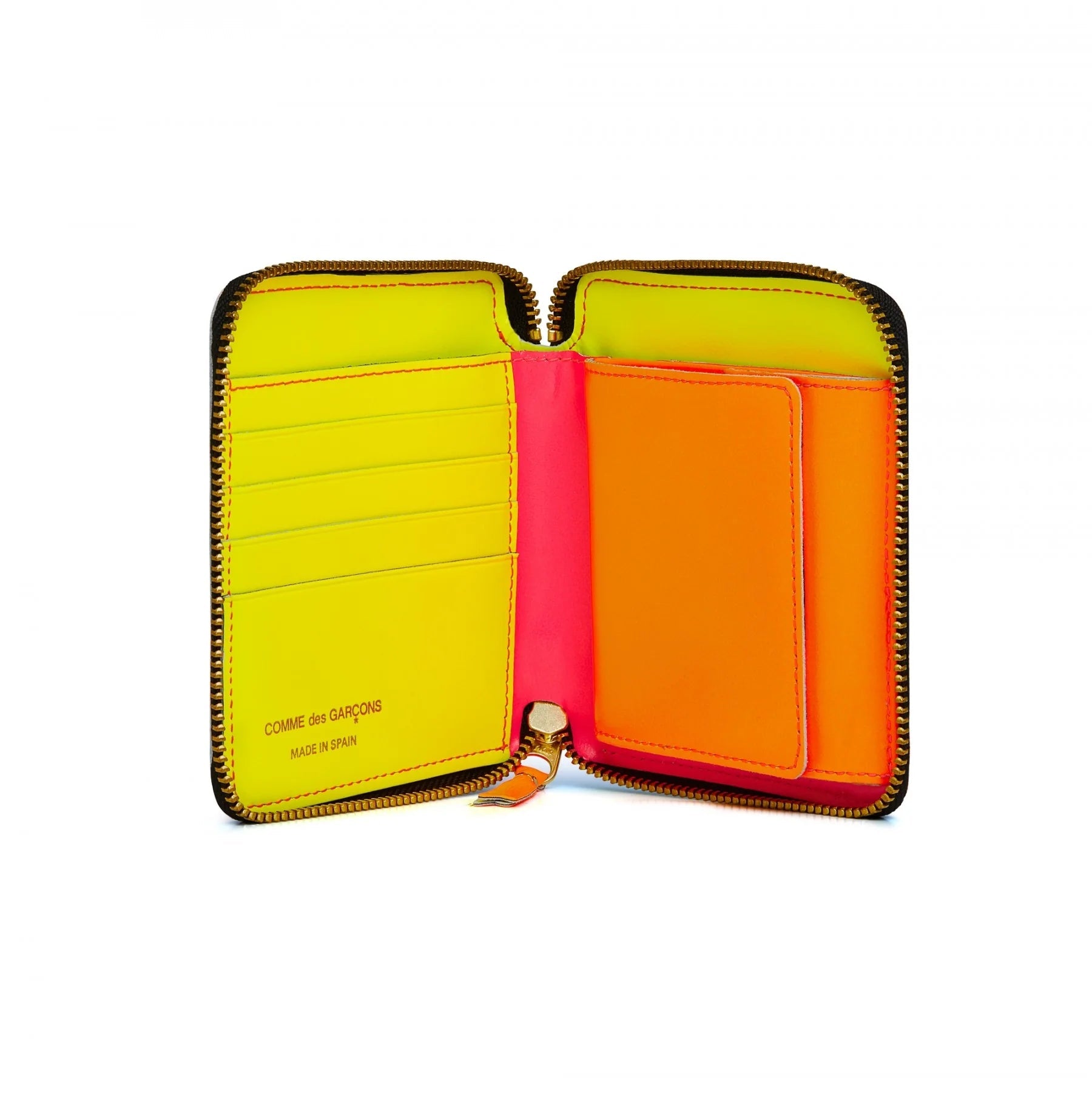 Comme Des GarçOns Wallet Super Fluo Wallet — Pink, view 2
