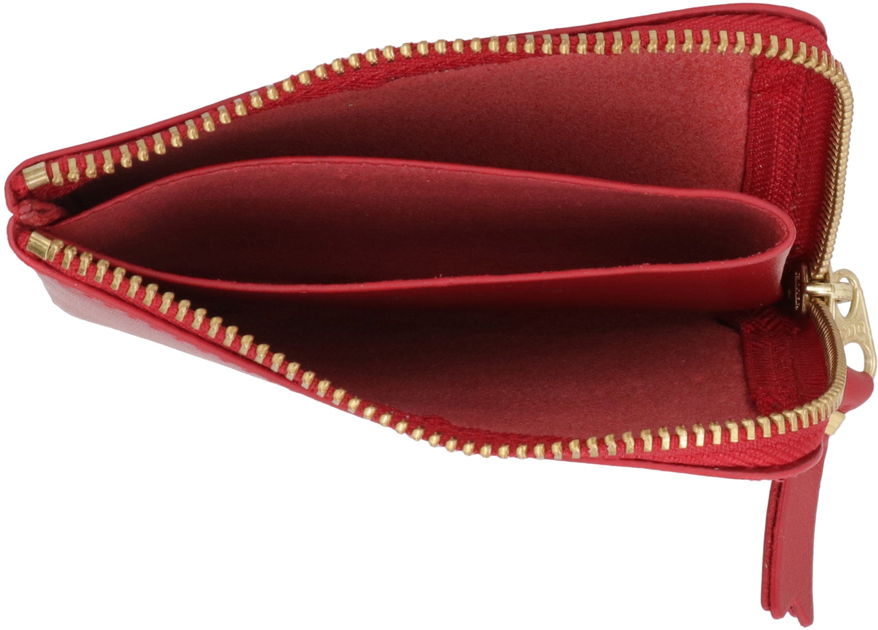 Comme Des GarçOns Wallet Smooth Leather Coin Wallet — Red, view 4