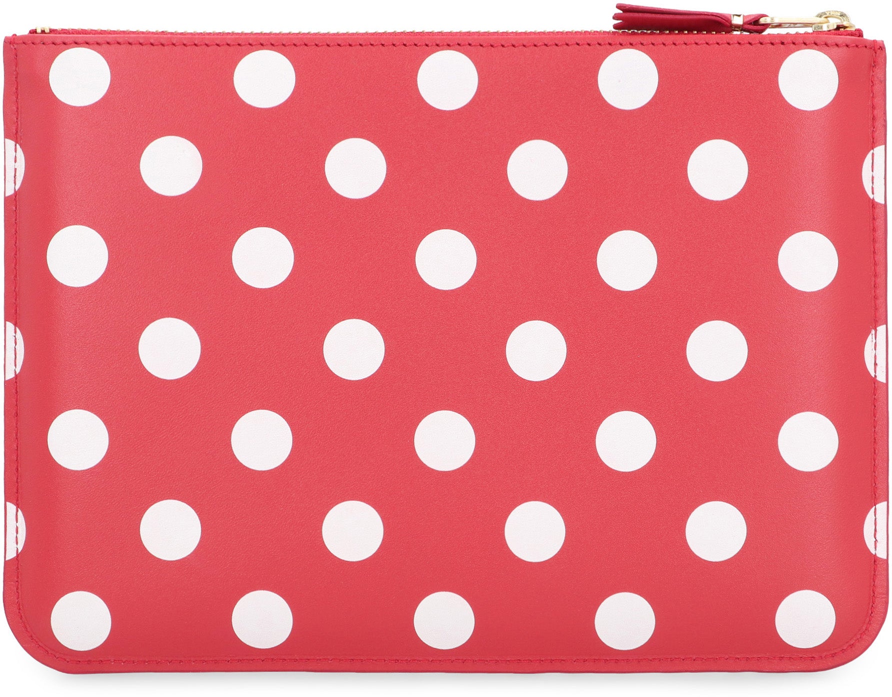 Comme Des GarçOns Wallet Polka-Dot Cowhide Wallet — Red, view 4