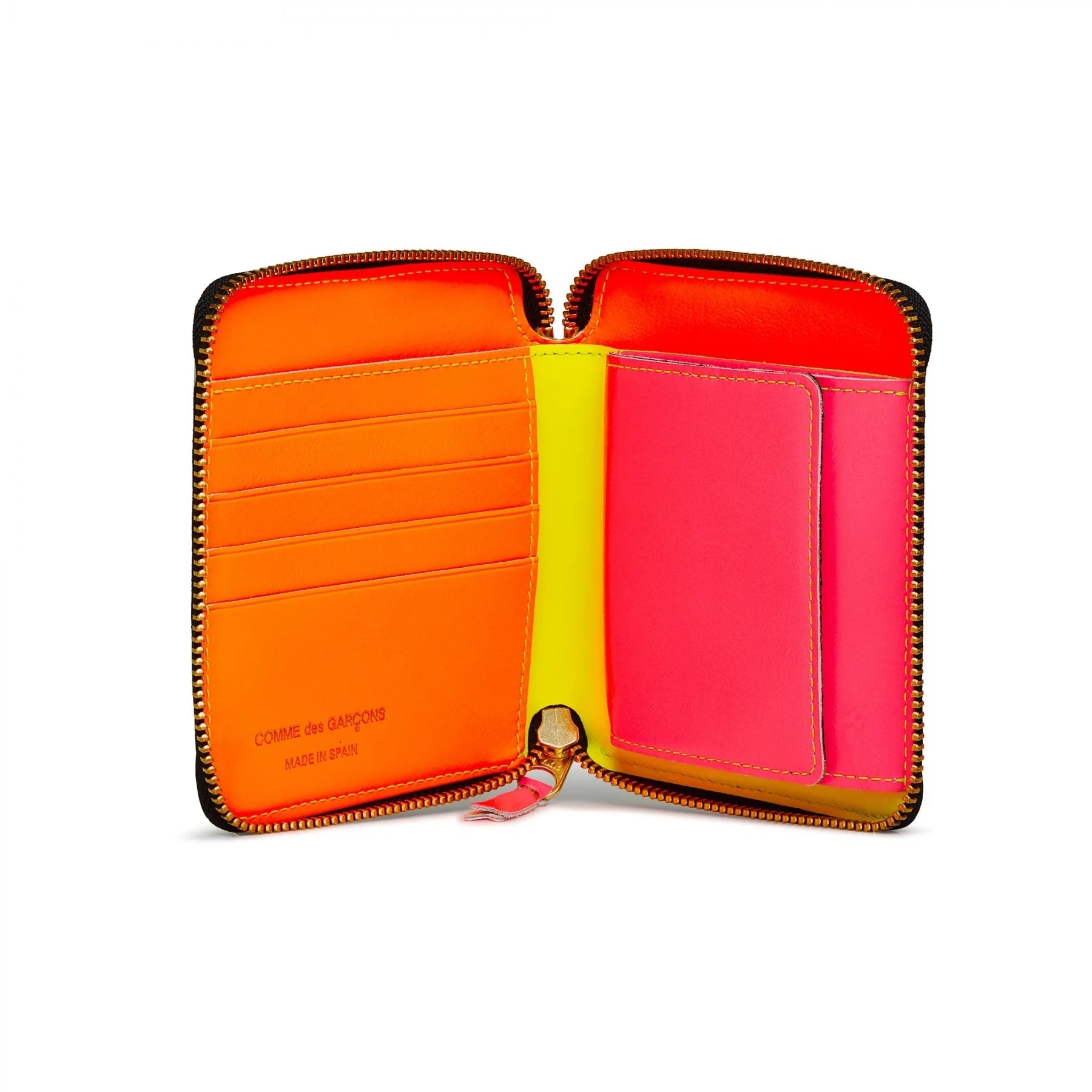 Comme Des GarçOns Wallet Super Fluo Wallet — Yellow, view 2