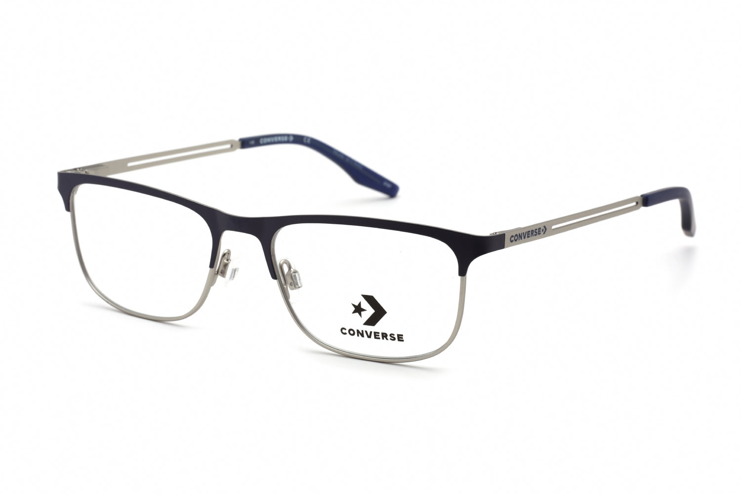 Converse CV1000 Rectangular Metal Eyeglasses — Black by Converse