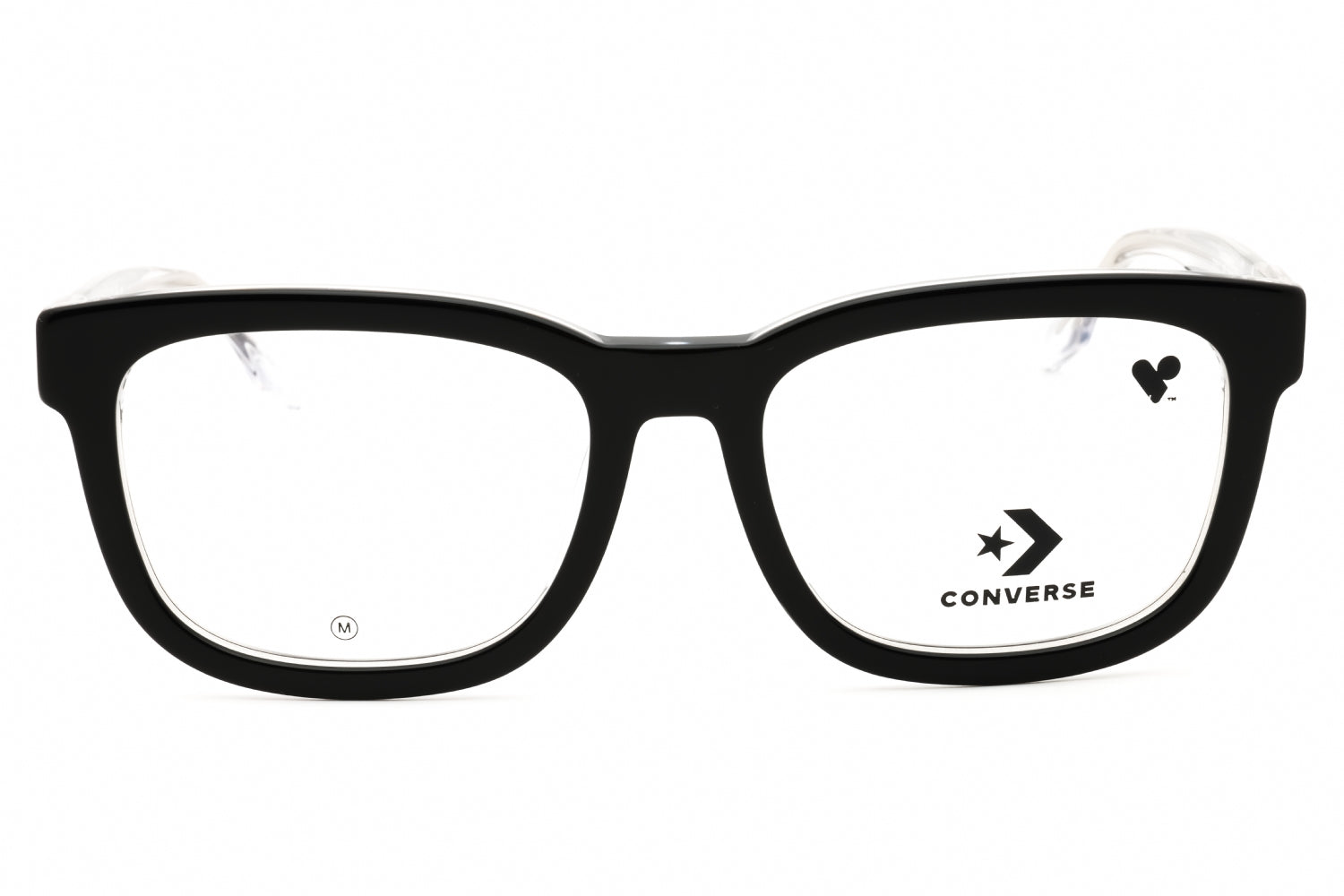 Converse CV5117 Rectangular Acetate Eyeglasses — Black, view 2