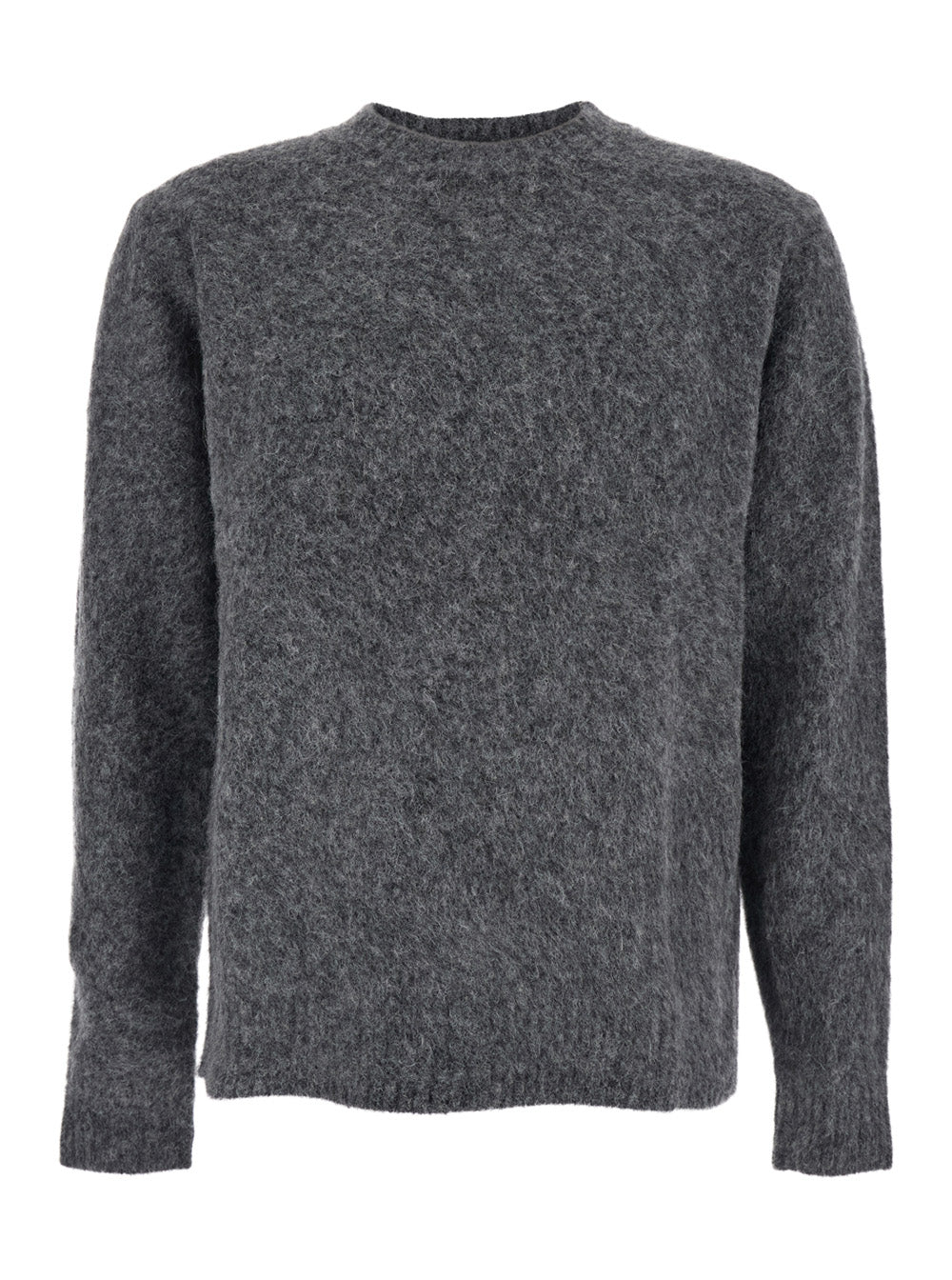 Coor Alpaca Blend Crewneck Sweater — Gray by Coor