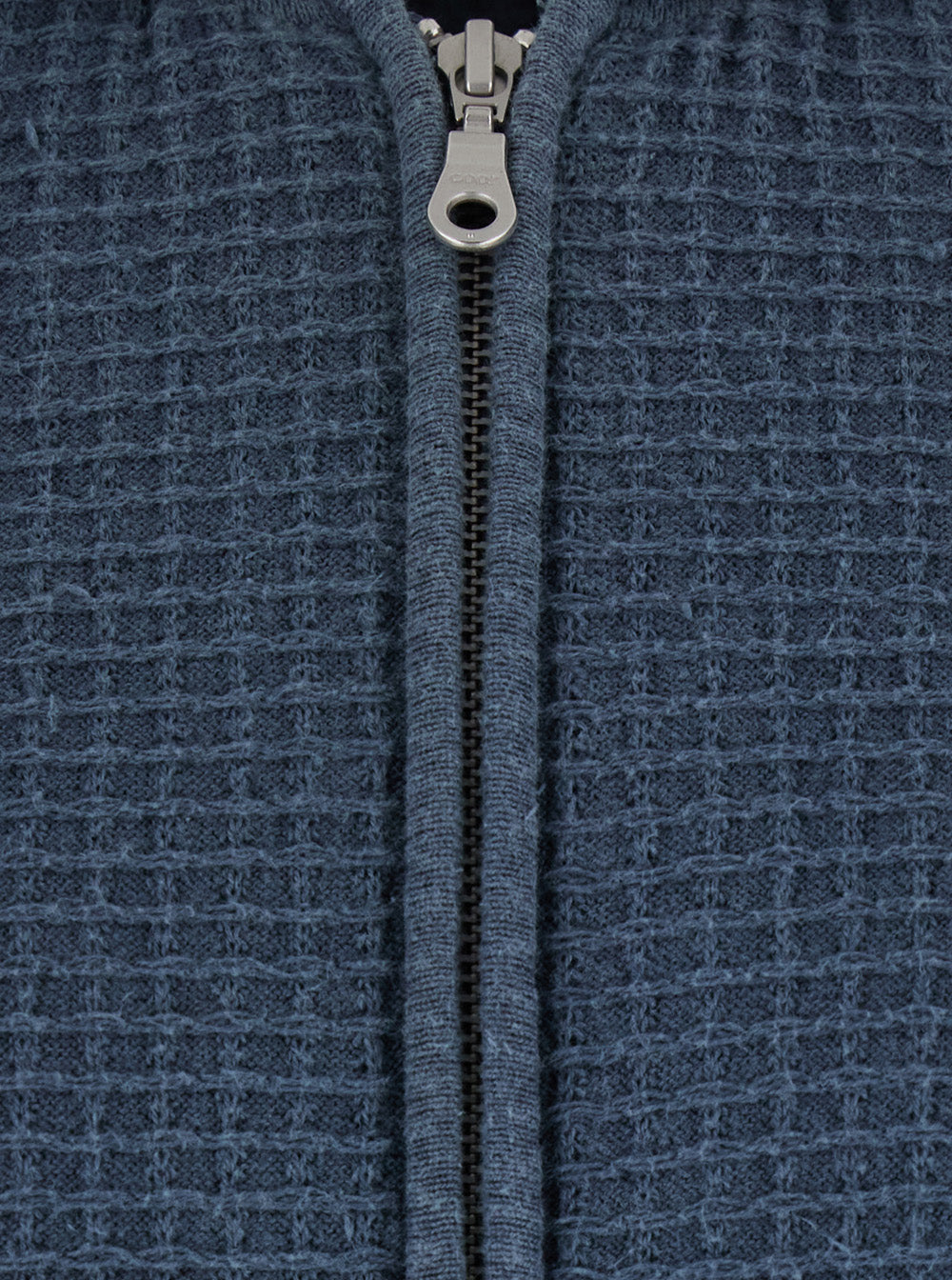 Coor Honeycomb Knit Sweatshirt — Blue, view 3