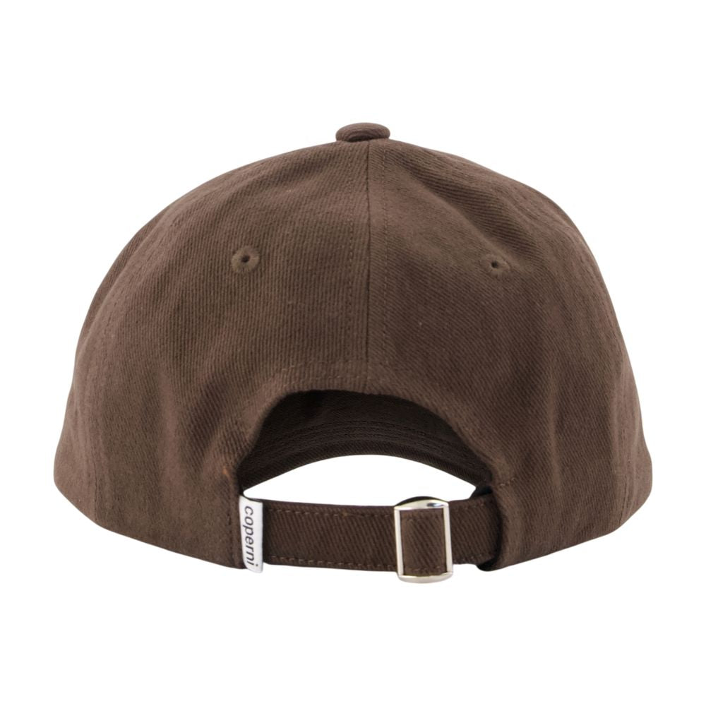 Coperni COPHT02000-BRW C Logo Cotton Baseball Cap — Brown, view 2