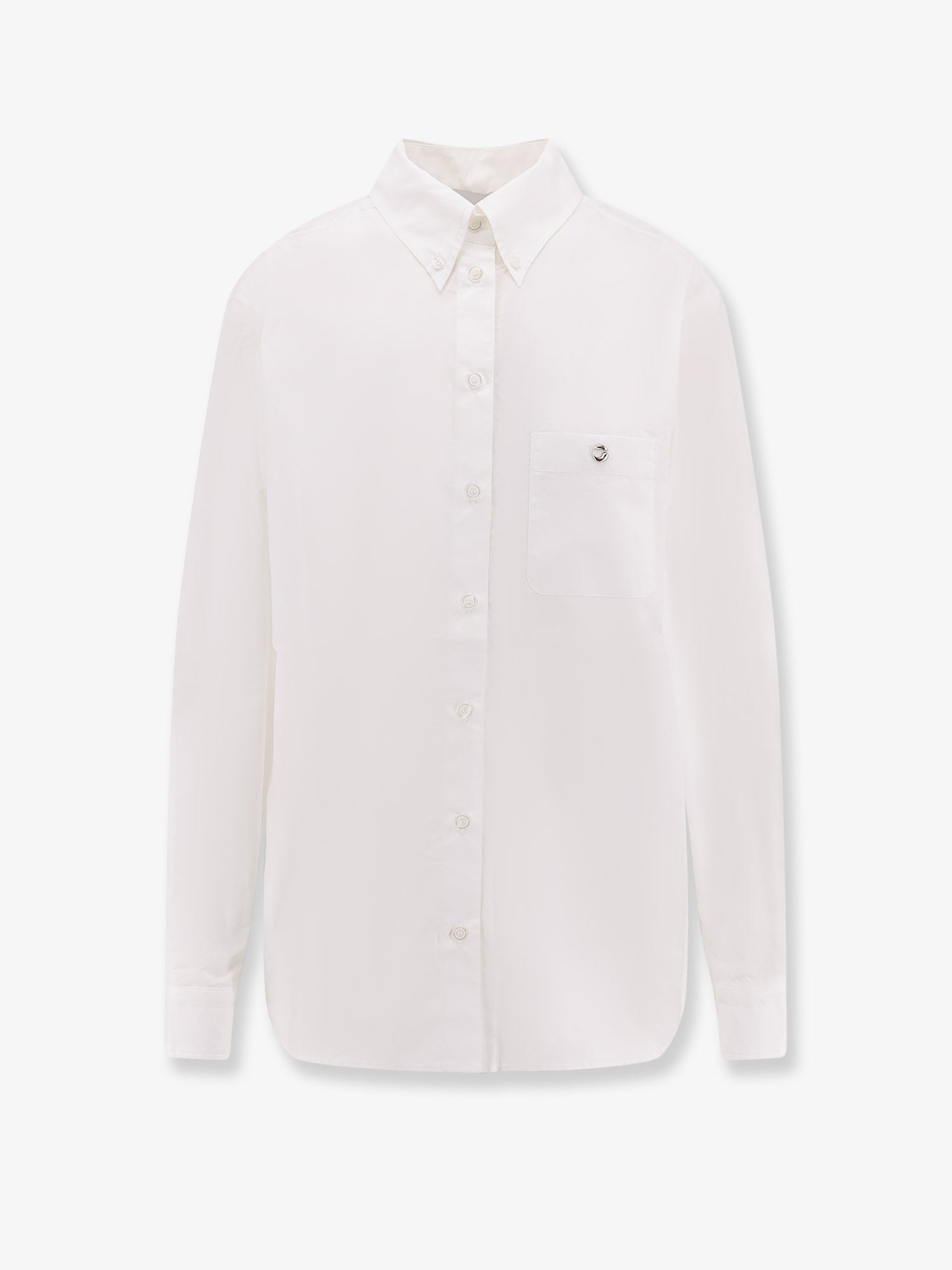 Coperni Boyfriend Popeline Cotton Shirt — White by Coperni
