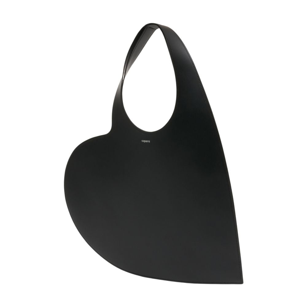 Coperni Heart Shoulder Bag — Black, view 2