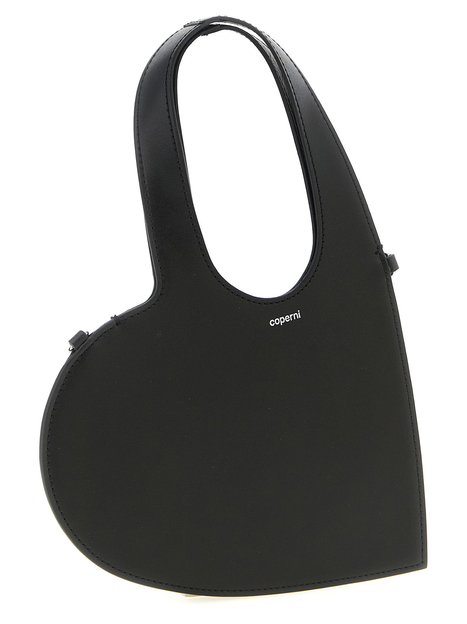 Coperni Mini Heart Shoulder Bag — Black by Coperni