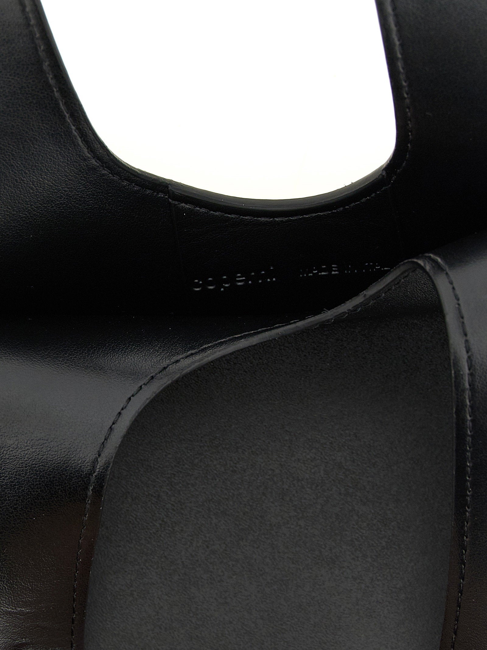Coperni Mini Heart Shoulder Bag — Black, view 4