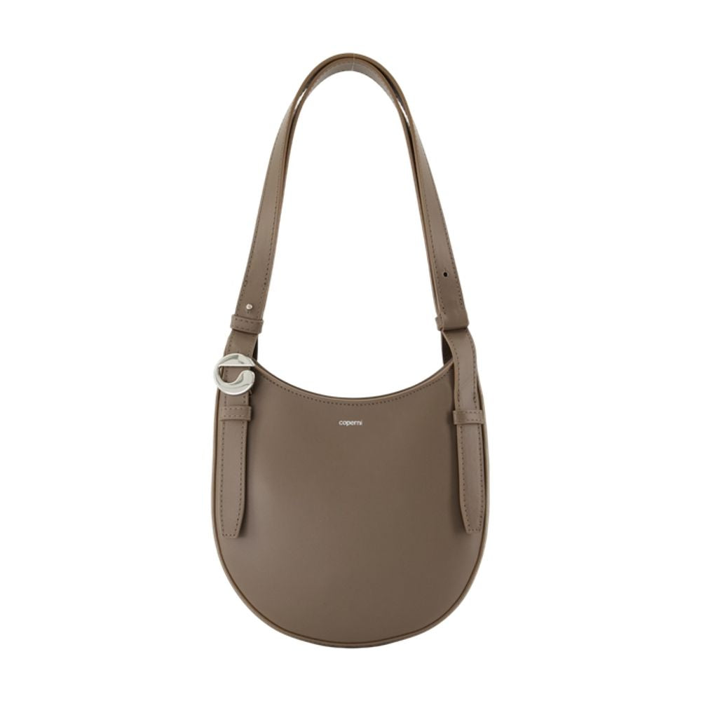 Coperni Calfskin Leather Shoulder Bag — Brown by Coperni