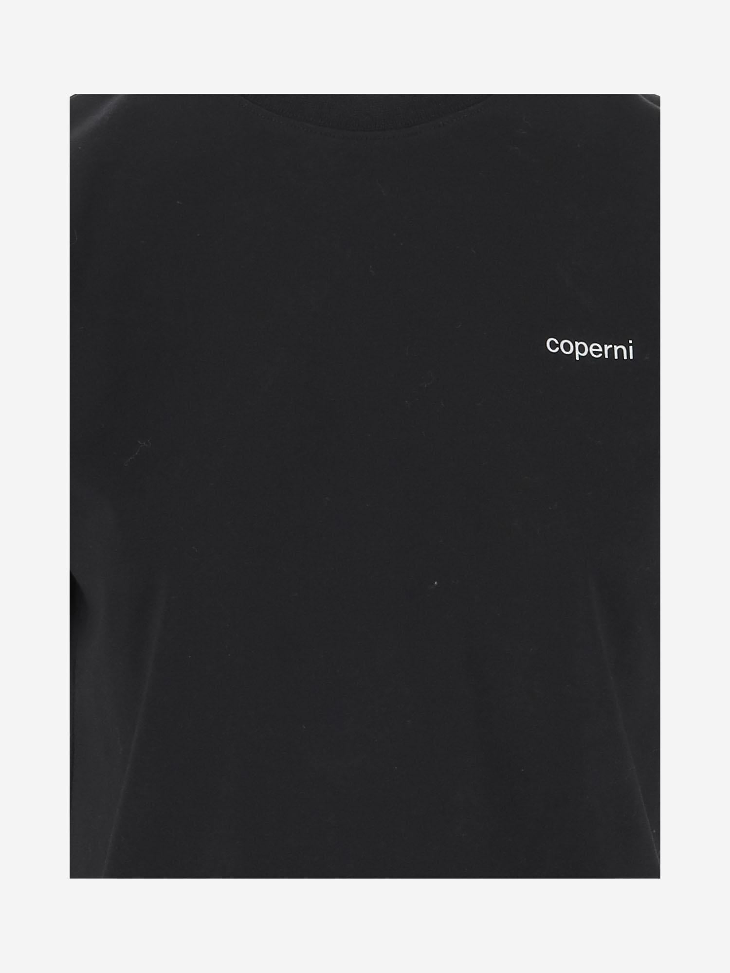 Coperni Cotton Crew Neck T-Shirt — Black by Coperni