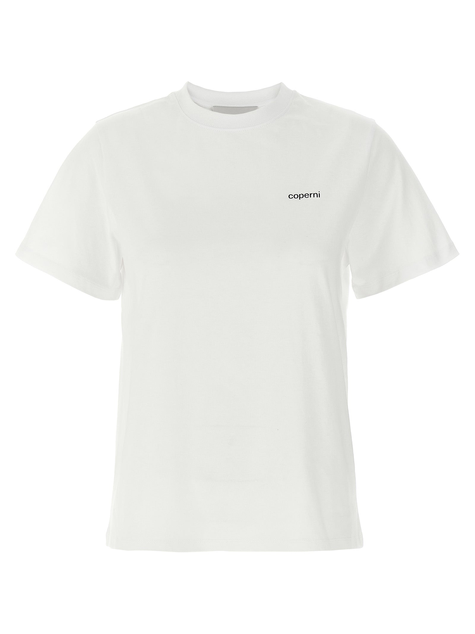 Coperni Logo-Print Cotton T-Shirt — White by Coperni