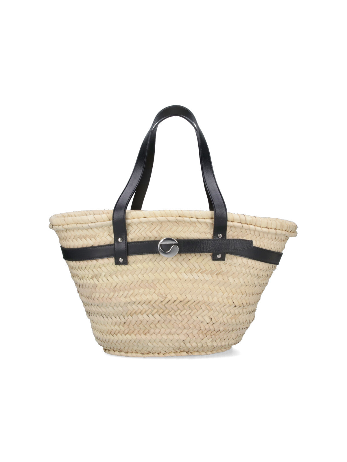 Coperni Woven Palm Straw Tote Bag — Beige by Coperni