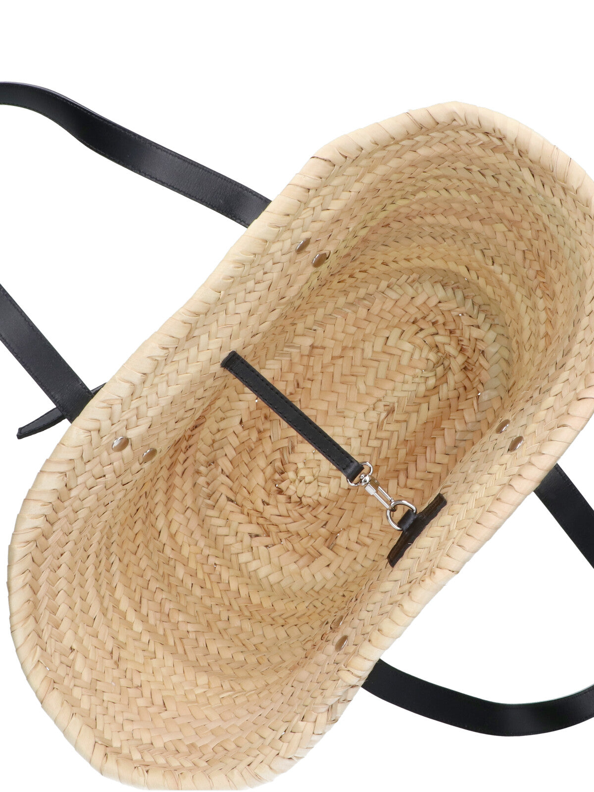 Coperni Woven Palm Straw Tote Bag — Beige, view 4