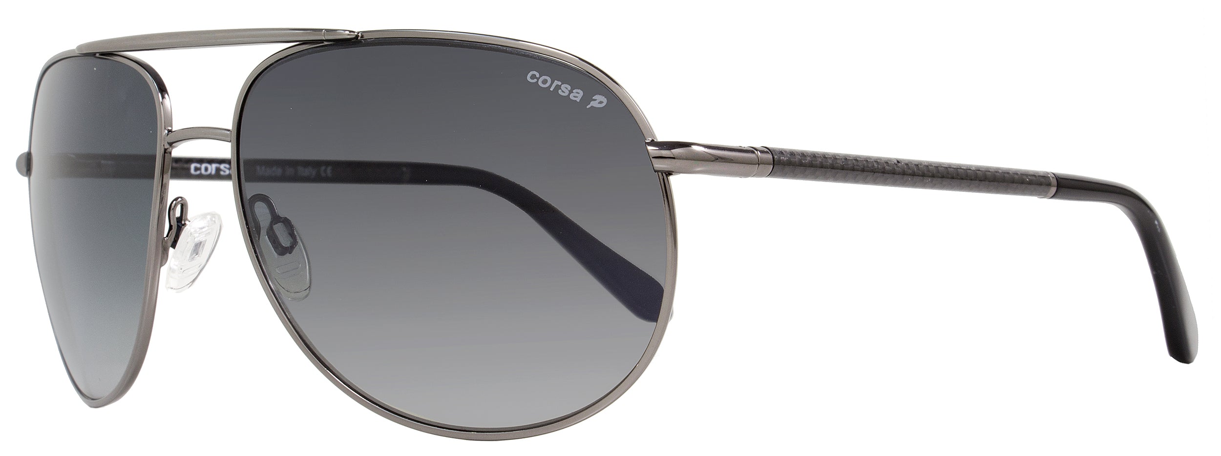 Corsa Marko Aviator Sunglasses — Gunmetal by Corsa