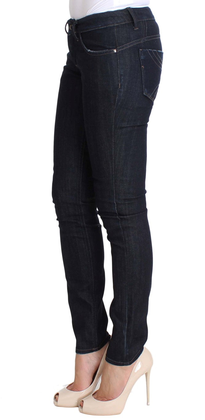 Costume National Cotton Stretch Slim Fit Jeans — Blue, view 2
