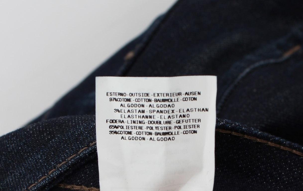 Costume National Cotton Stretch Slim Fit Jeans — Blue, view 7