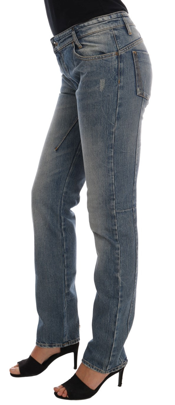 Costume National Cotton Stretch Denim Jeans — Blue, view 2