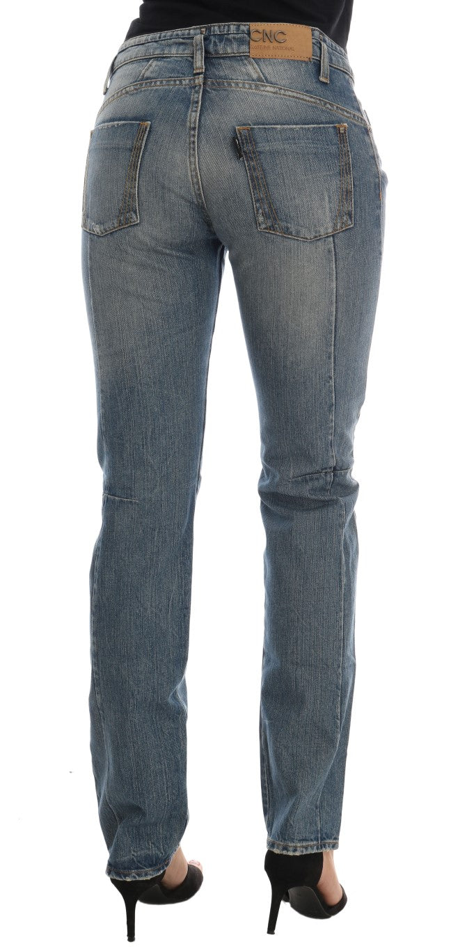 Costume National Cotton Stretch Denim Jeans — Blue, view 3